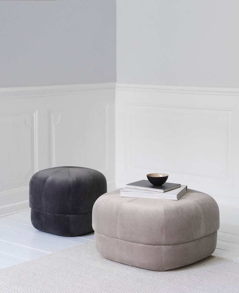Pouf circus beige