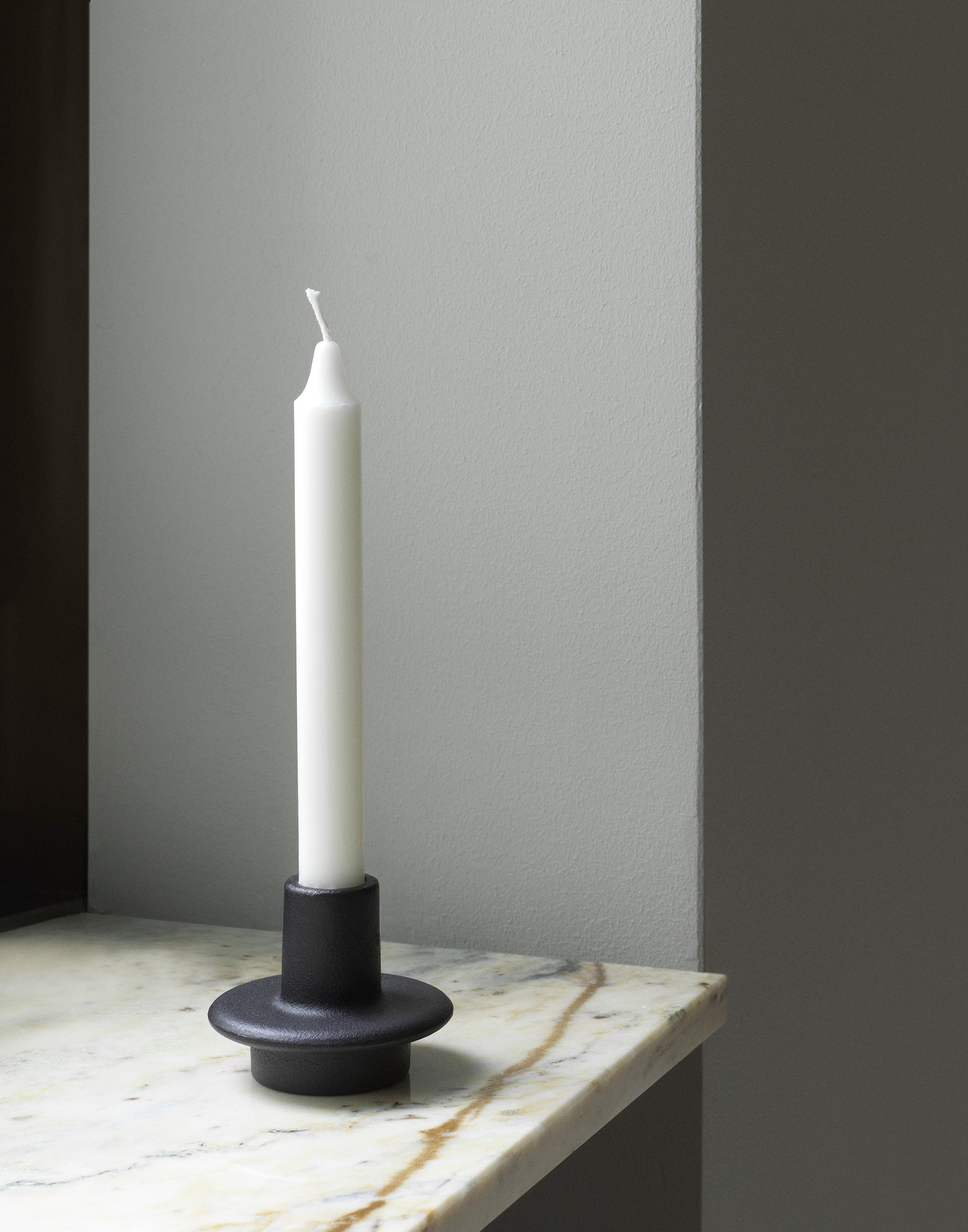 HEIMA CANDLESTICK black cast iron
