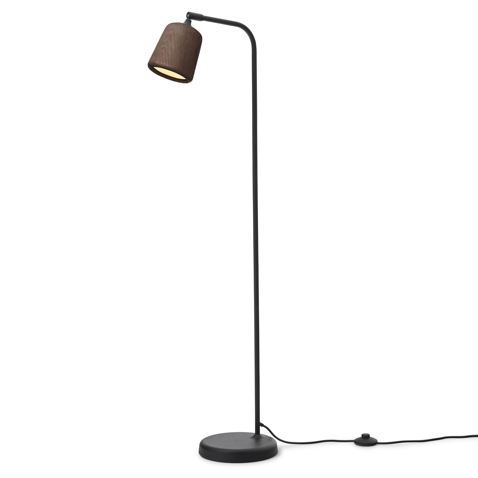 Floor lamp material smoked oak