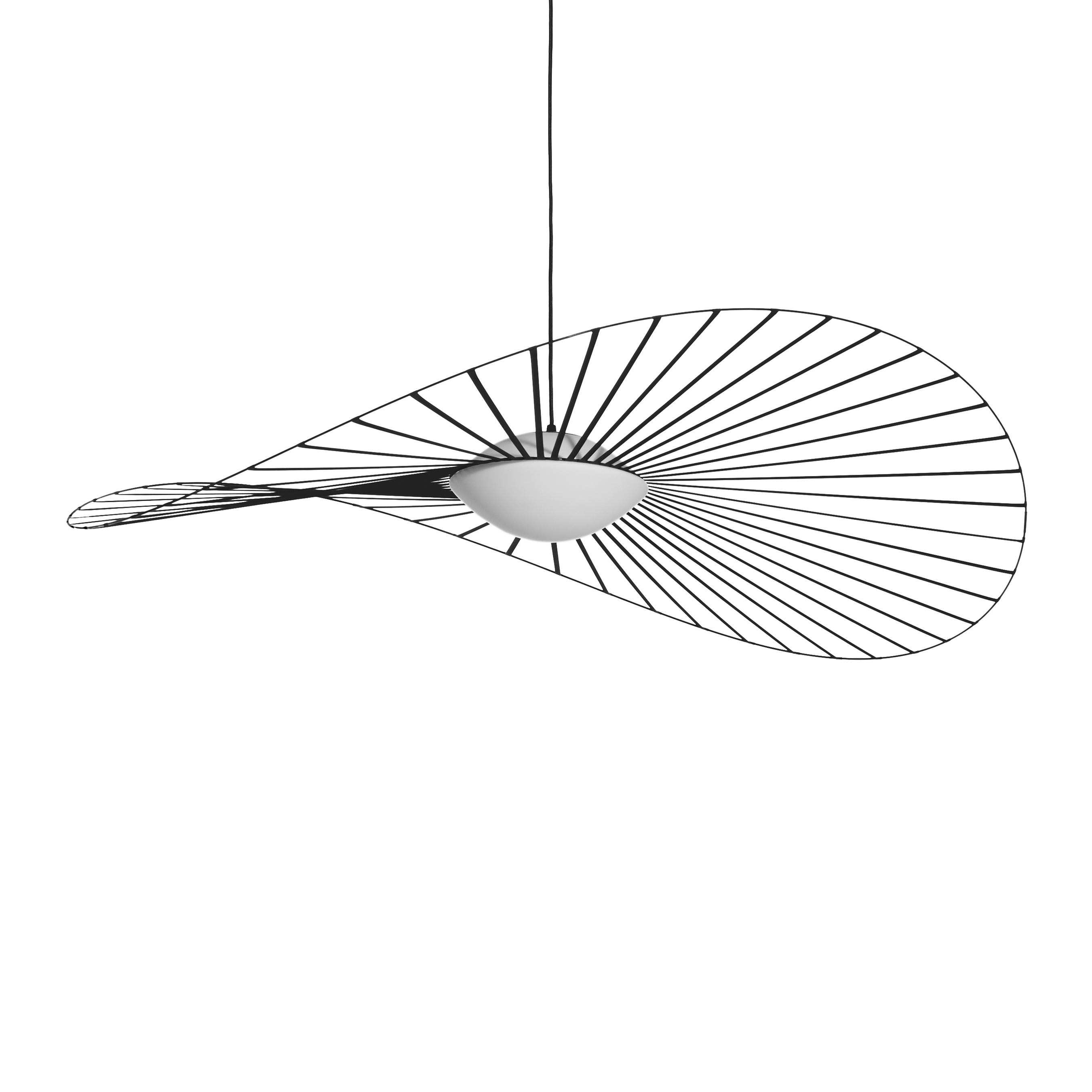 Závesná lampa VERTIGO NOVA čierna