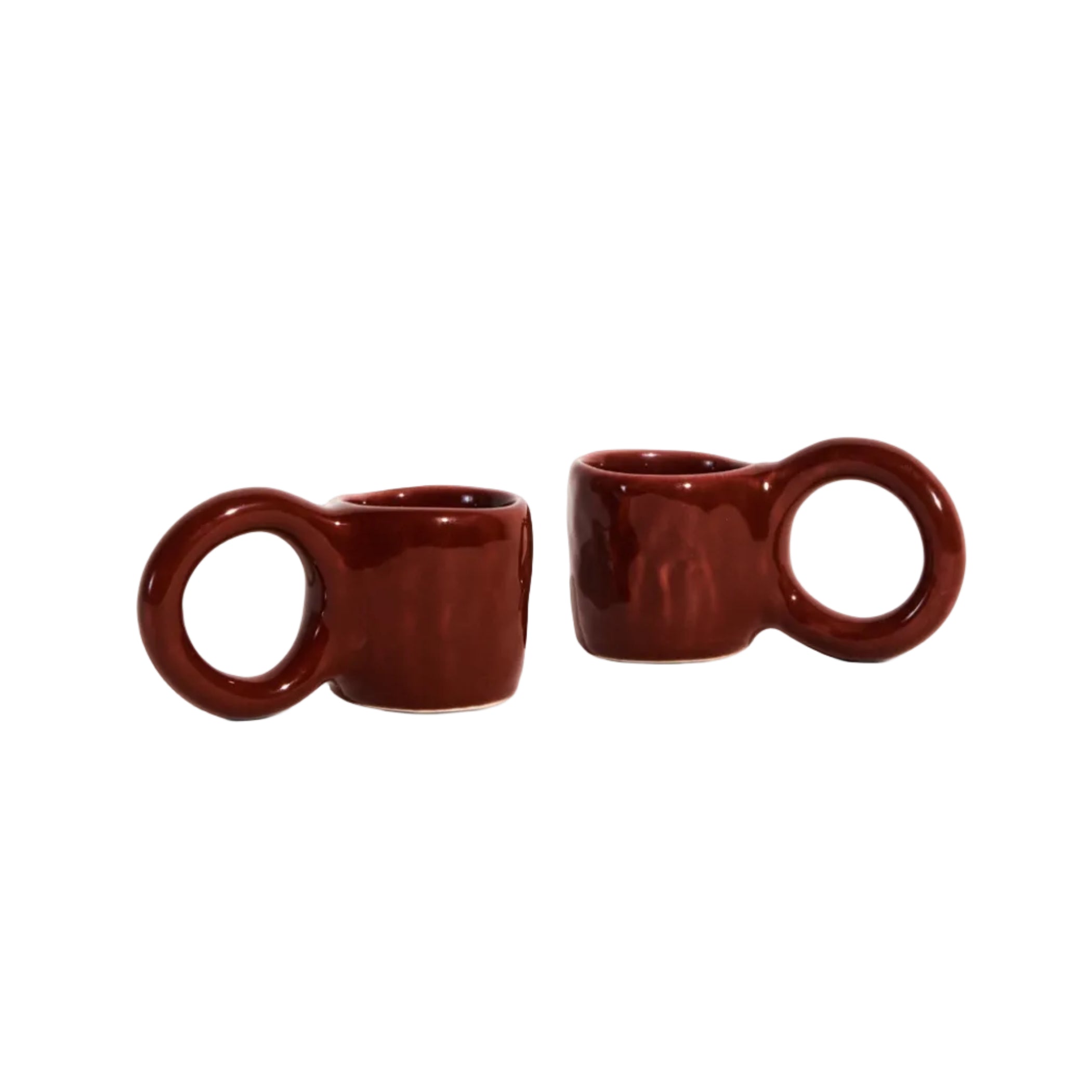 Sada šálok na espresso DONUT čerešňová