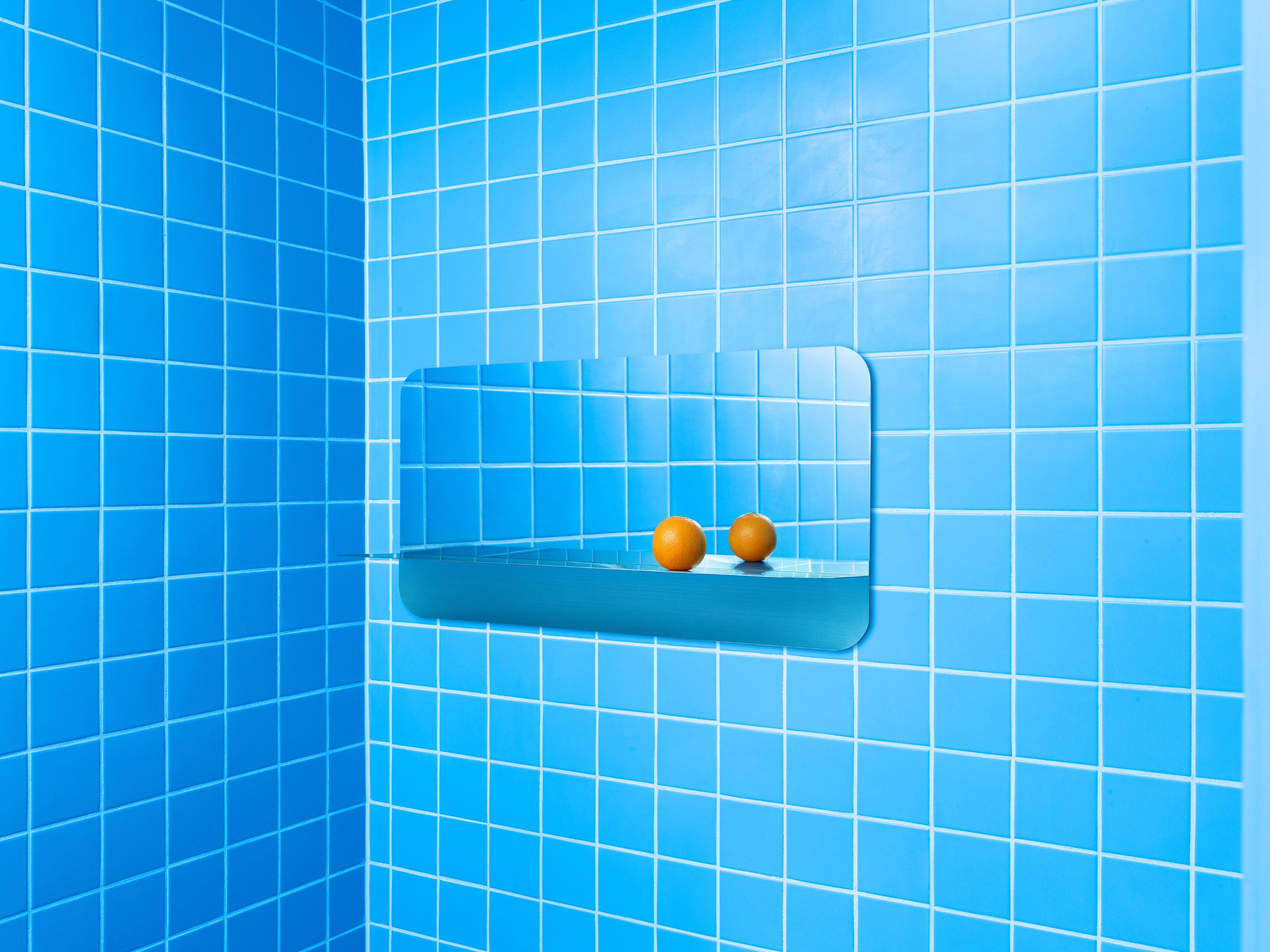 Luster s poličkou HORIZON HORIZONTAL biely