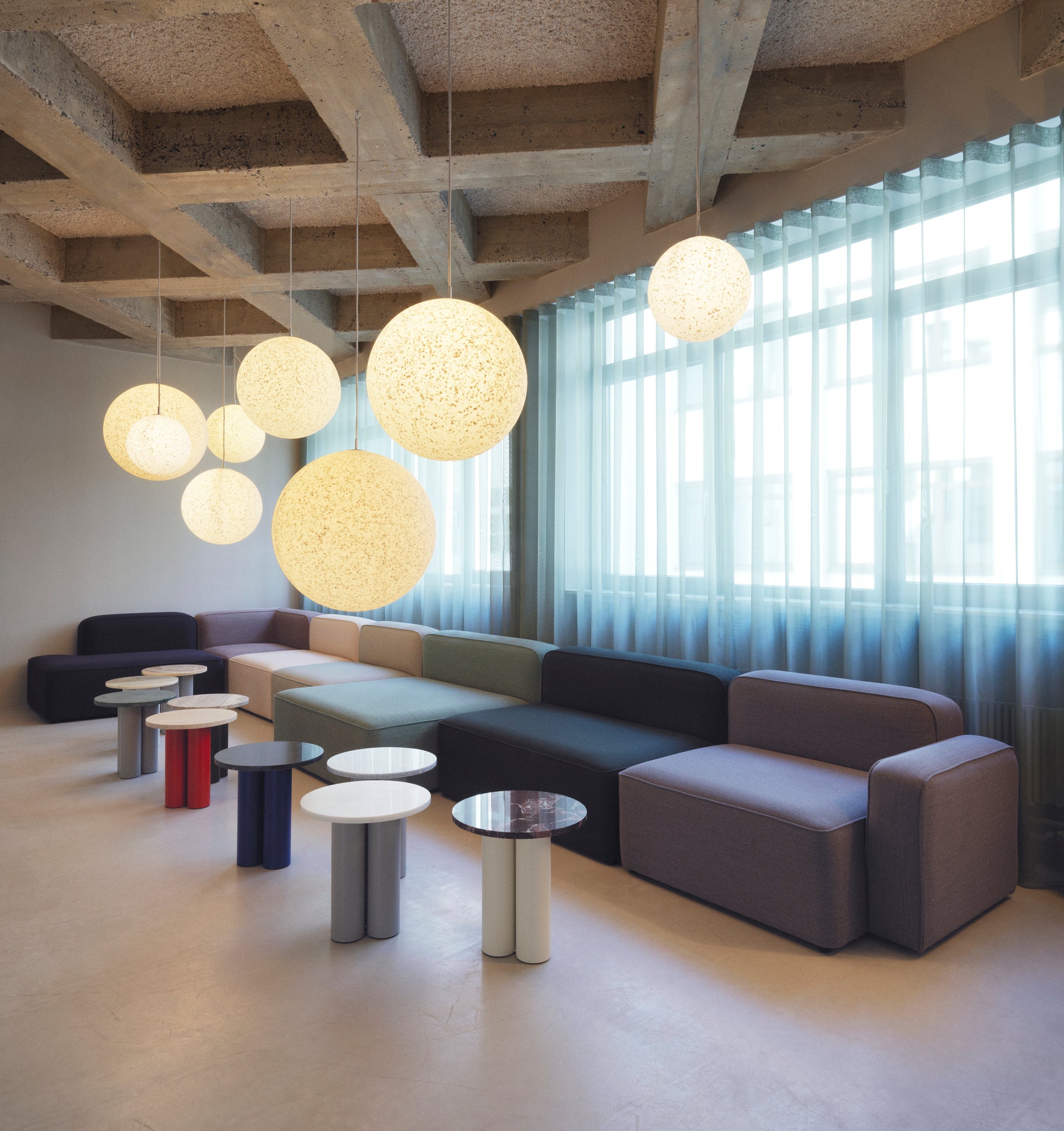 ROPE modular sofa - left -hand chaiselong