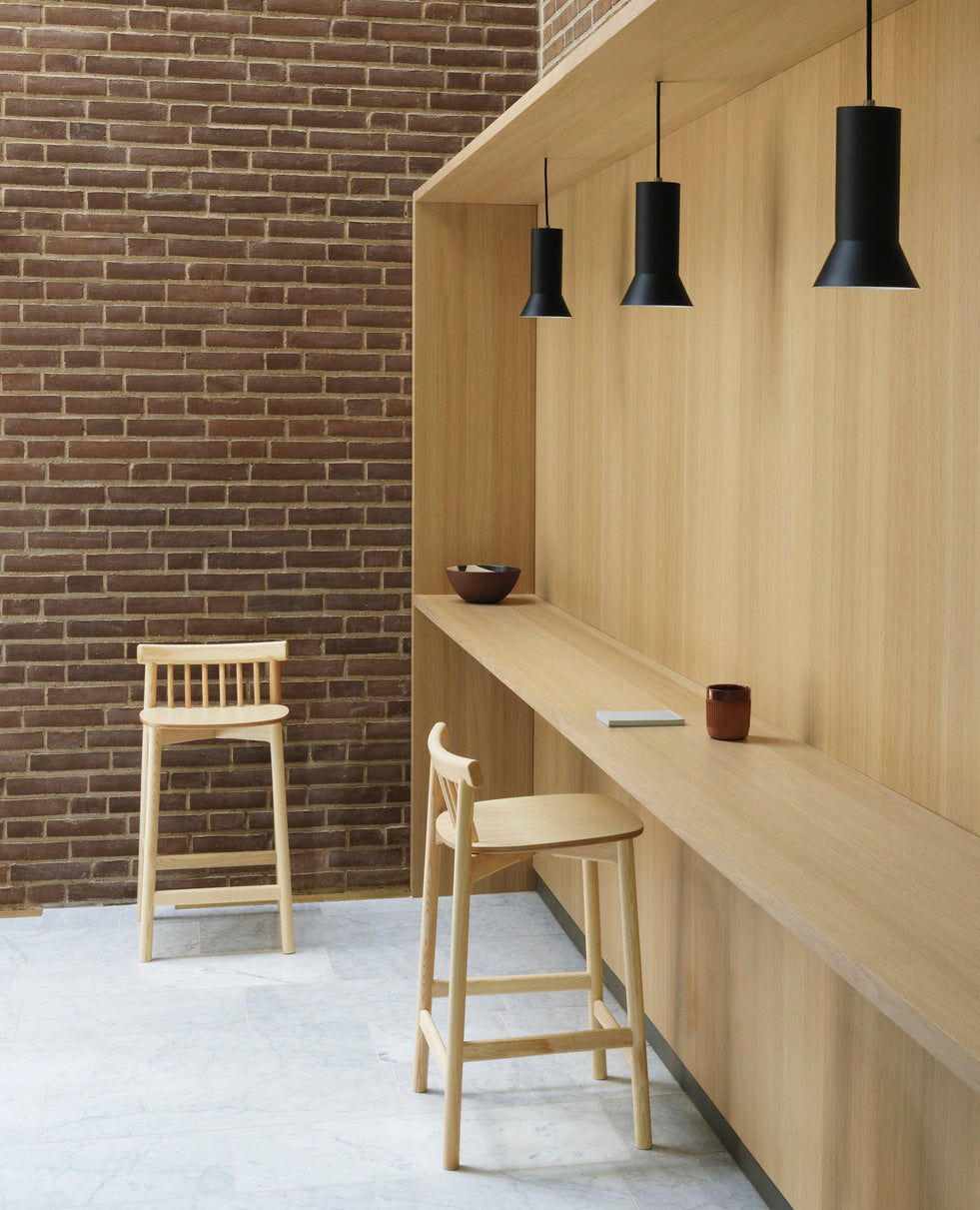 Pind bar chair black ash veneer