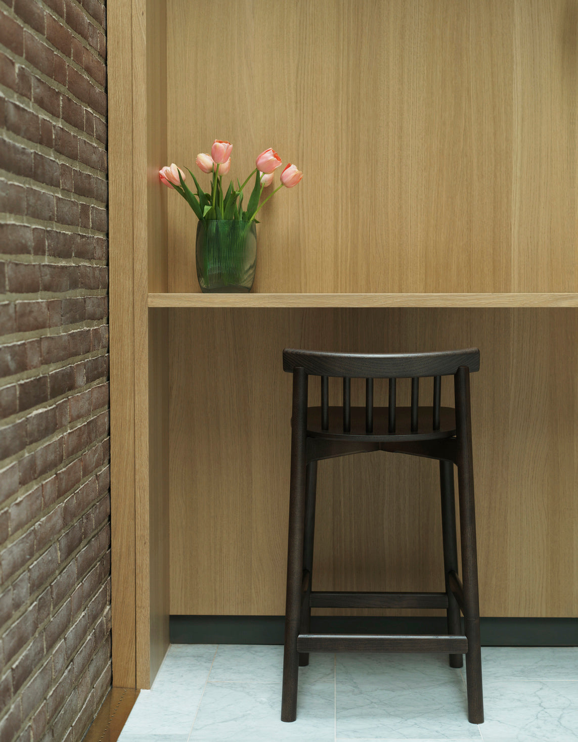 Pind bar chair black ash veneer