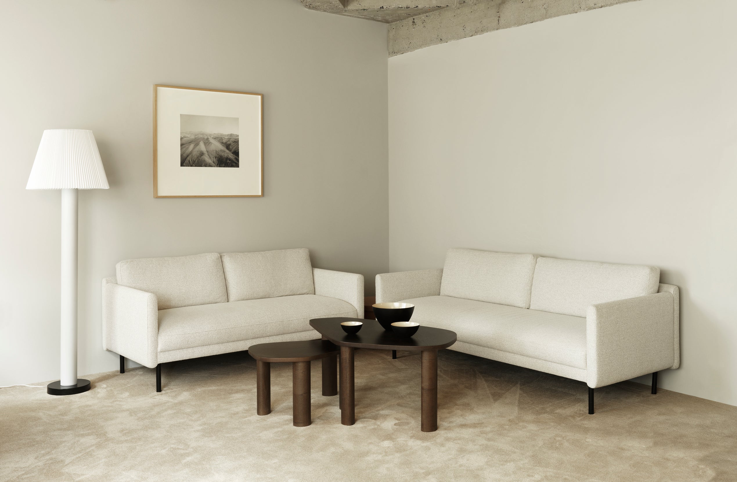 Sculp coffee table dyed ash