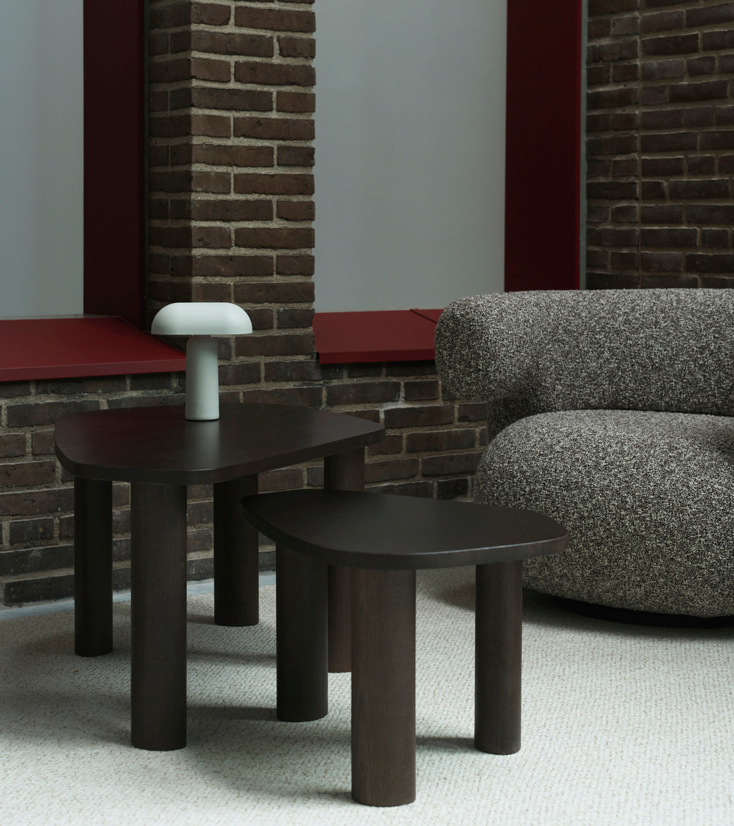 Sculp coffee table dyed ash