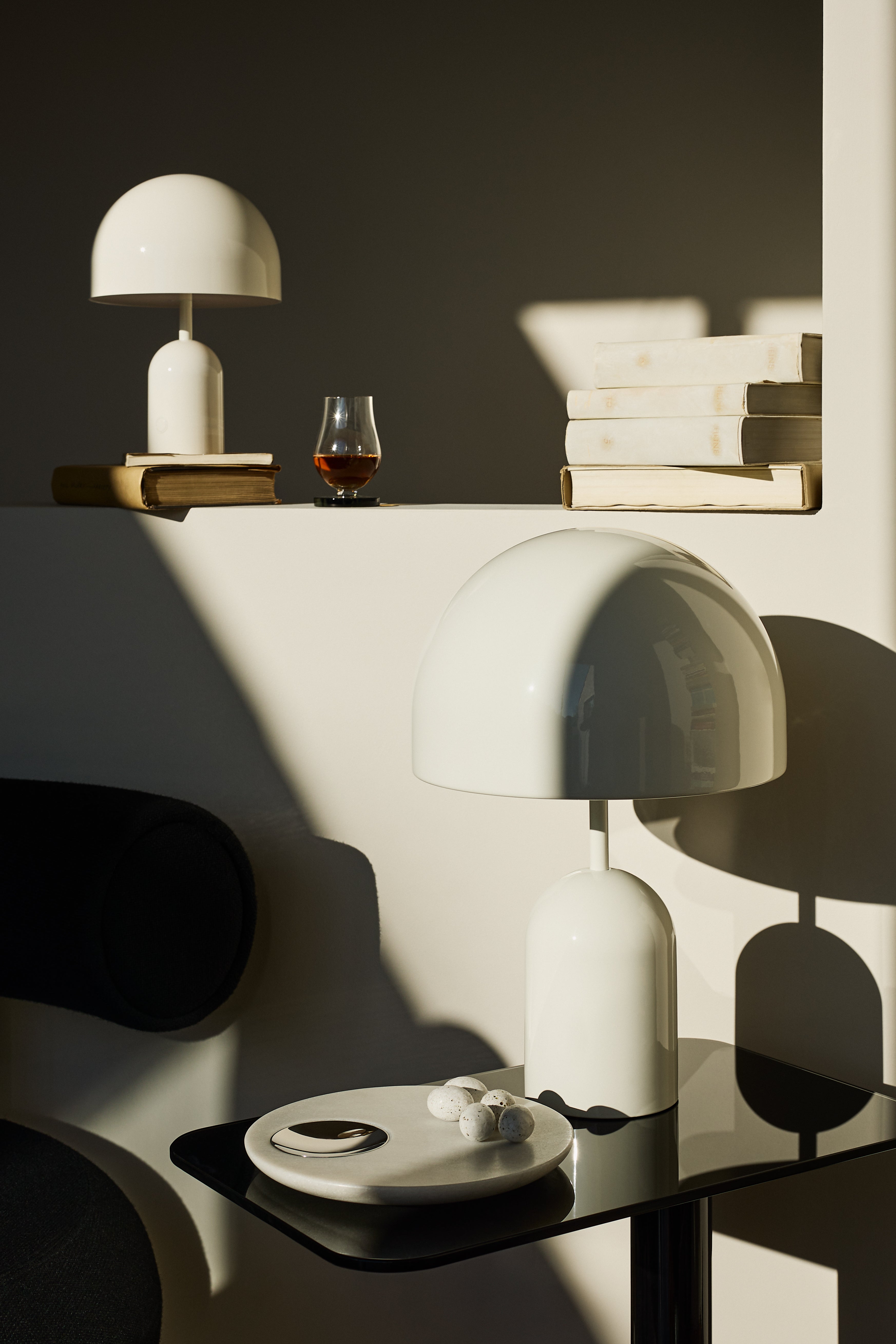 Tácka STONE biely mramor