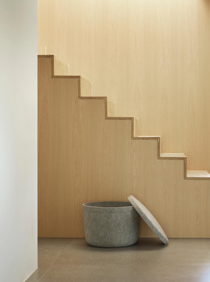 Puf so schránkou HIDE modrý