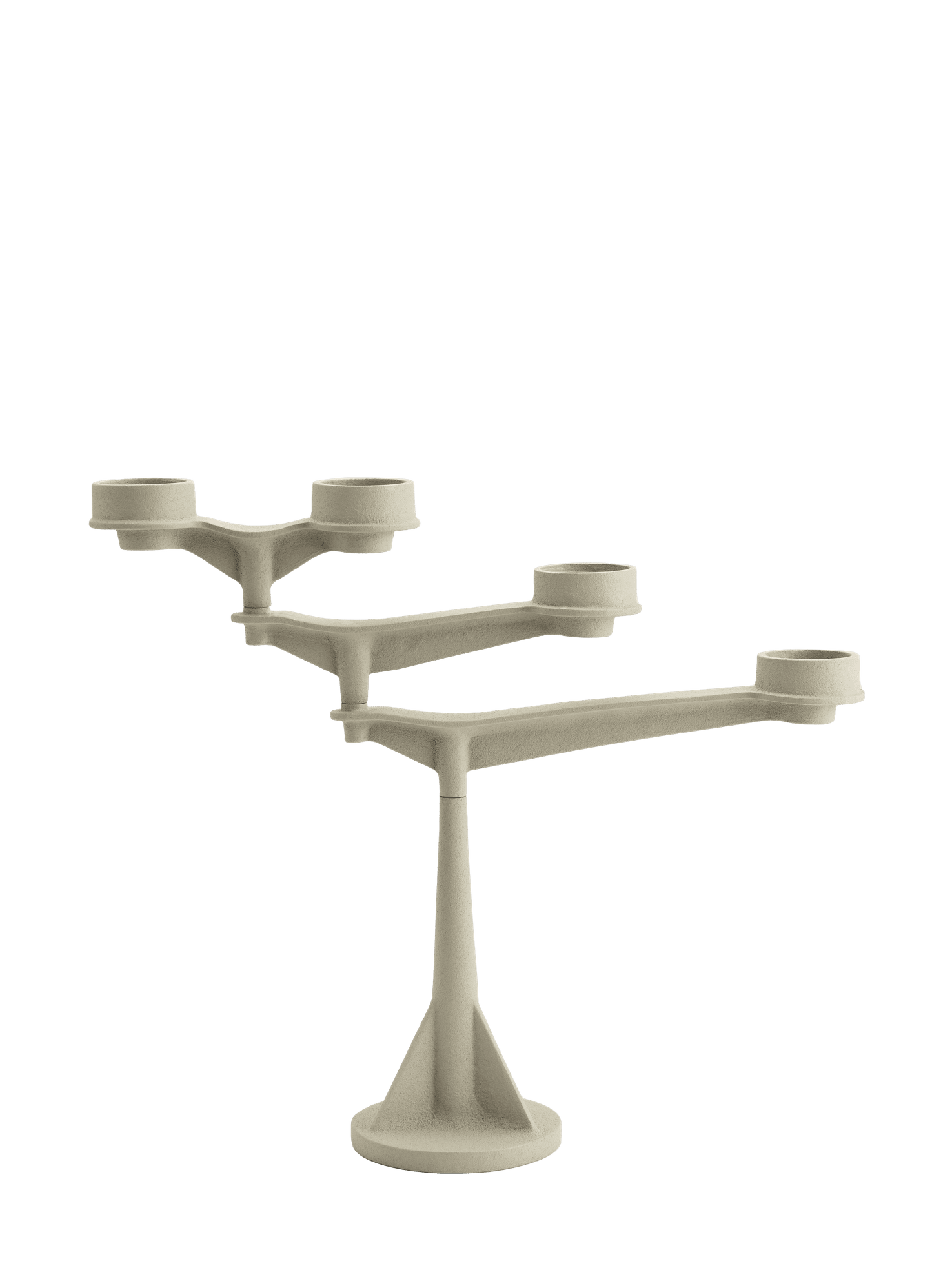 Sviečnik SPIN MINI krémový