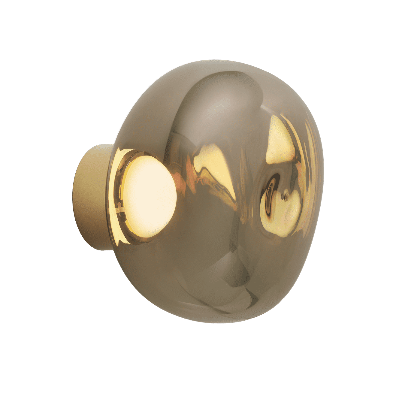 Nástenné svietidlo MELT hnedé