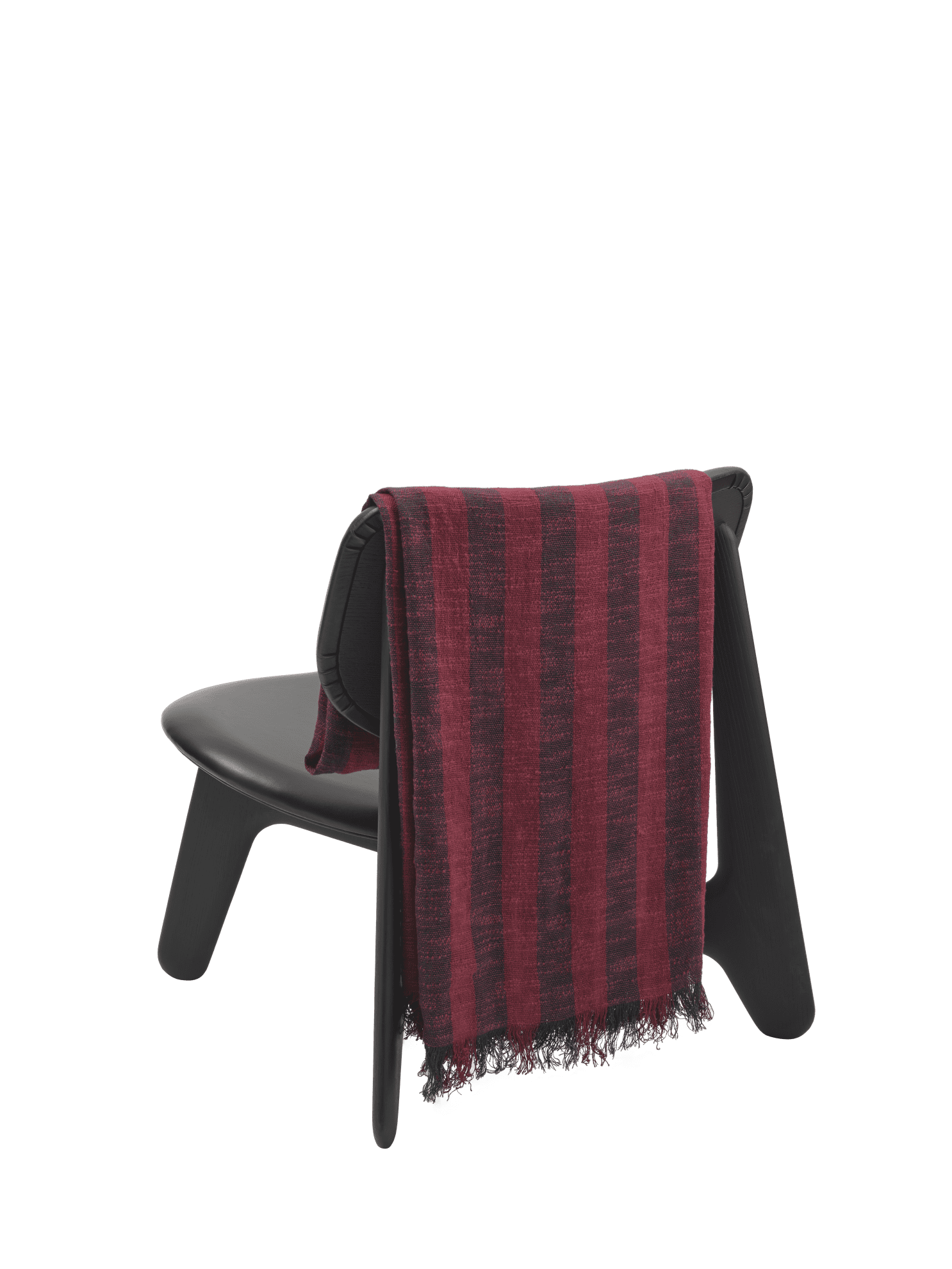 BAND blanket burgundy