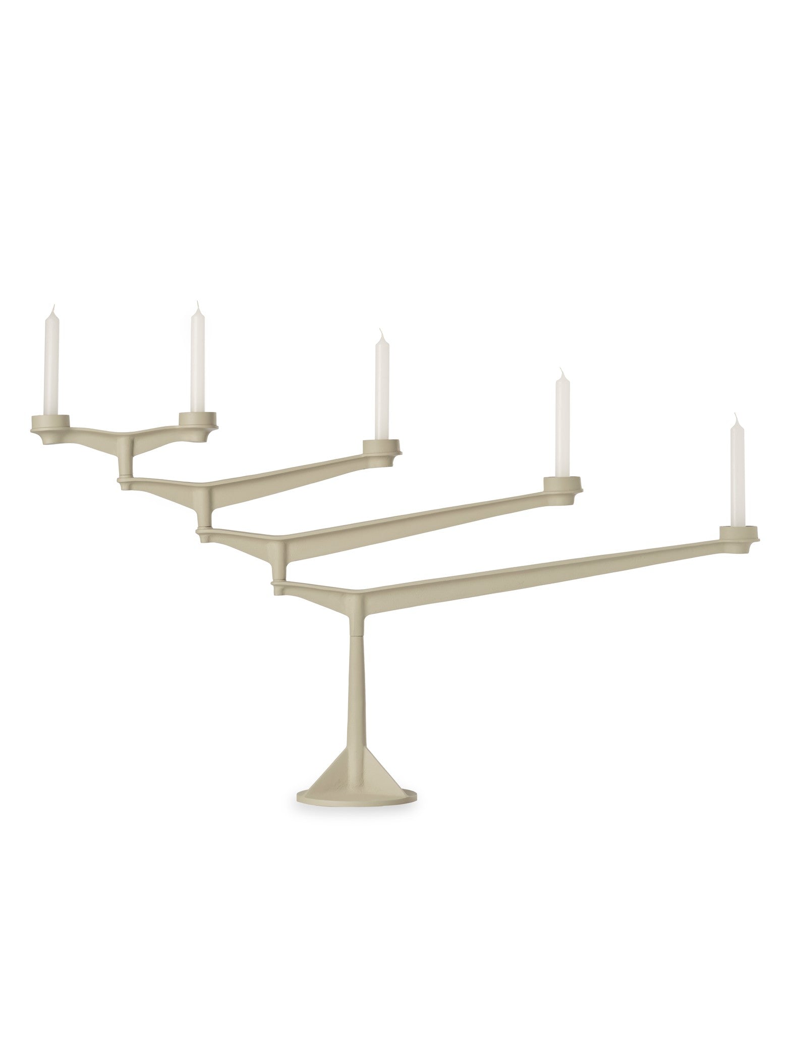 Sviečnik SPIN krémový