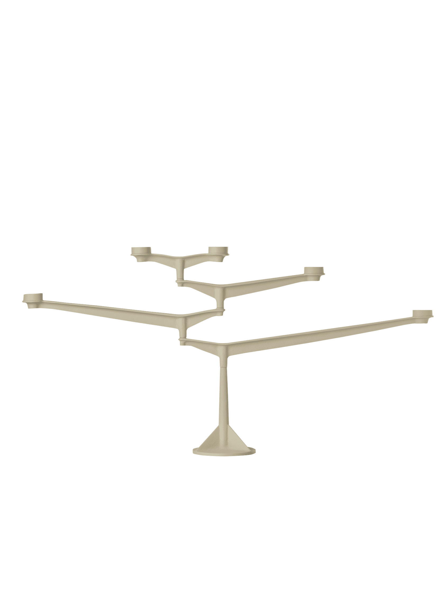 Sviečnik SPIN krémový