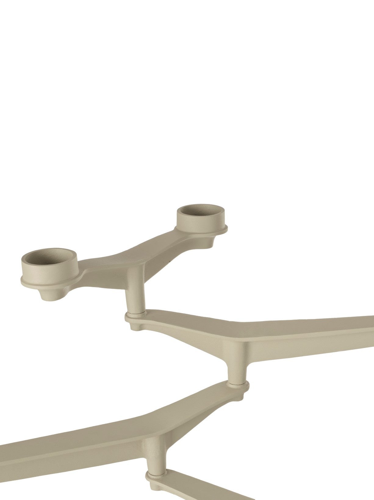 Sviečnik SPIN krémový