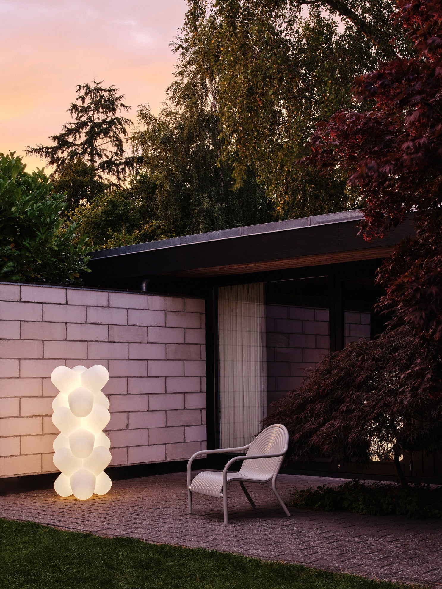 Prenosná lampa JACK biela