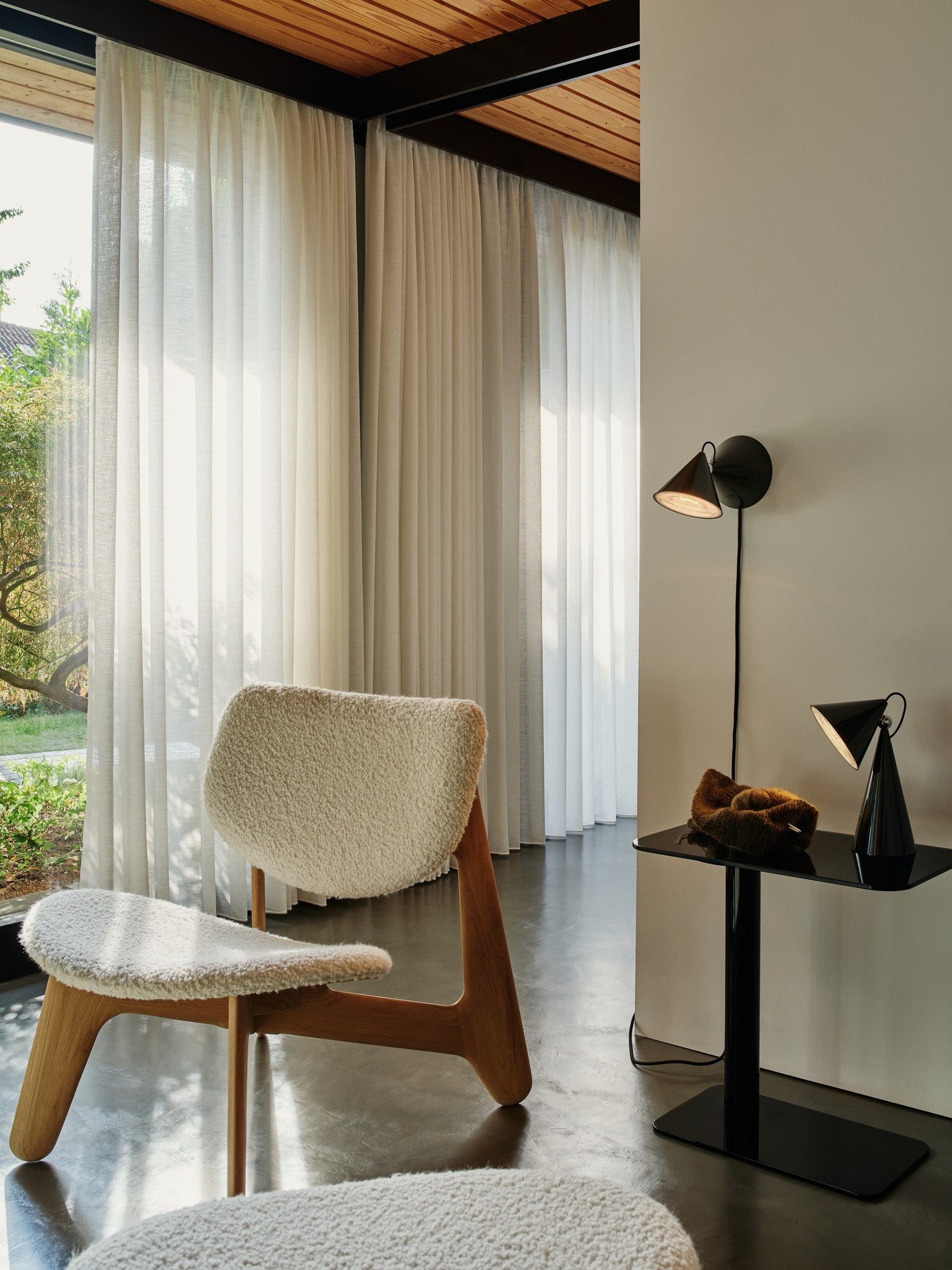 Adjustable Wall Lamp POSE Gray