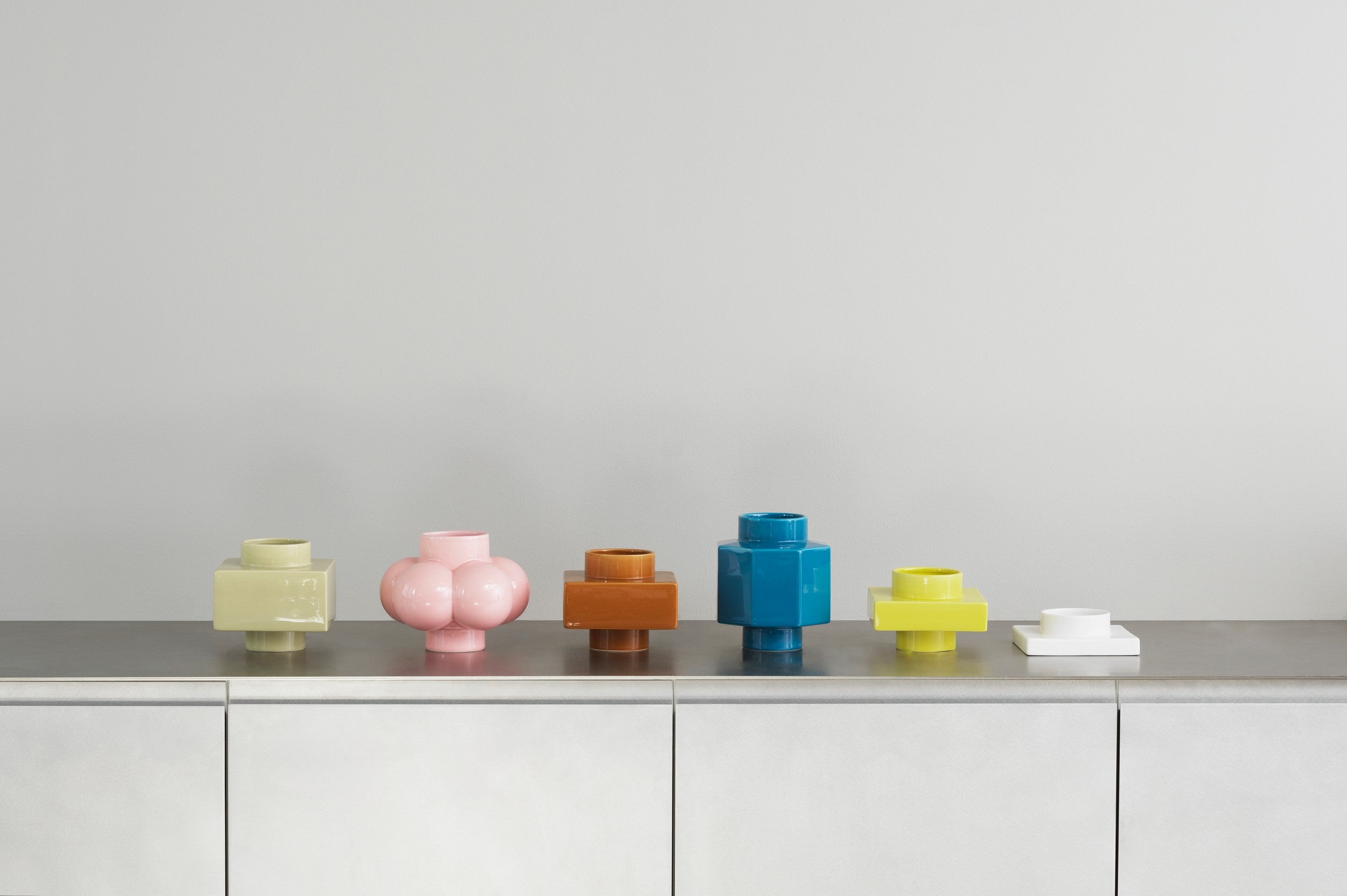 Váza DEKO OBJECT citrónovo žltá