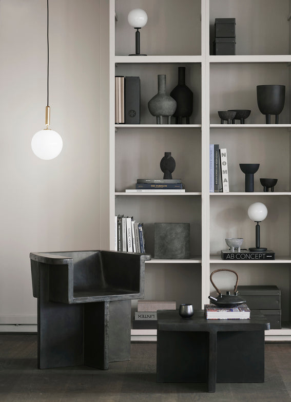 MIIRA Table Lamp in Graphite with Opal Glass