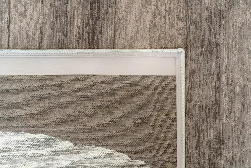 Koberec BRUSH béžový s hnedou