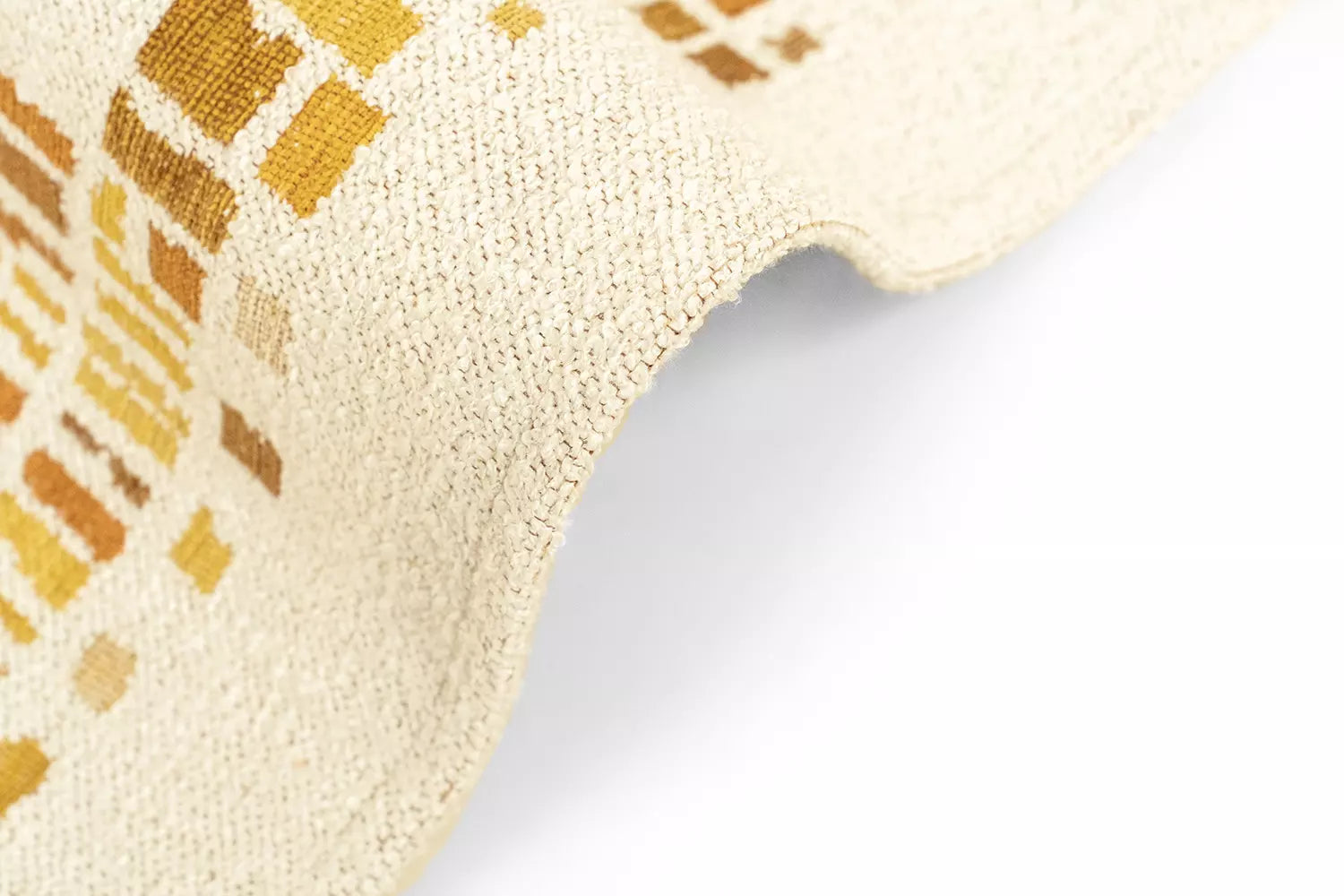 Koberec CUBIK béžový s oranžovou a žltou