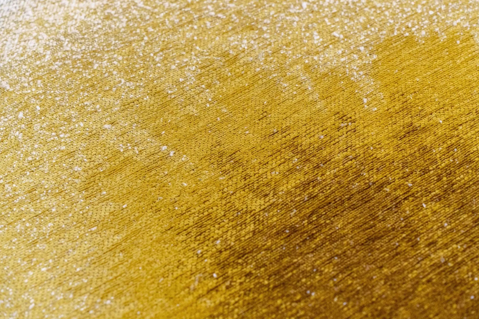 Koberec DROP biely so žltým