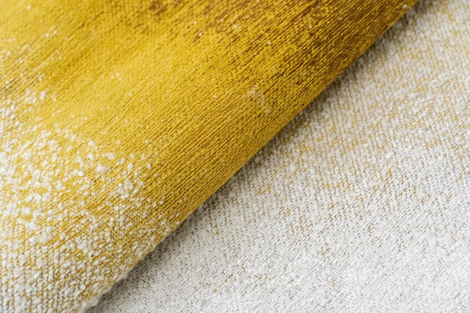 Koberec DROP biely so žltým