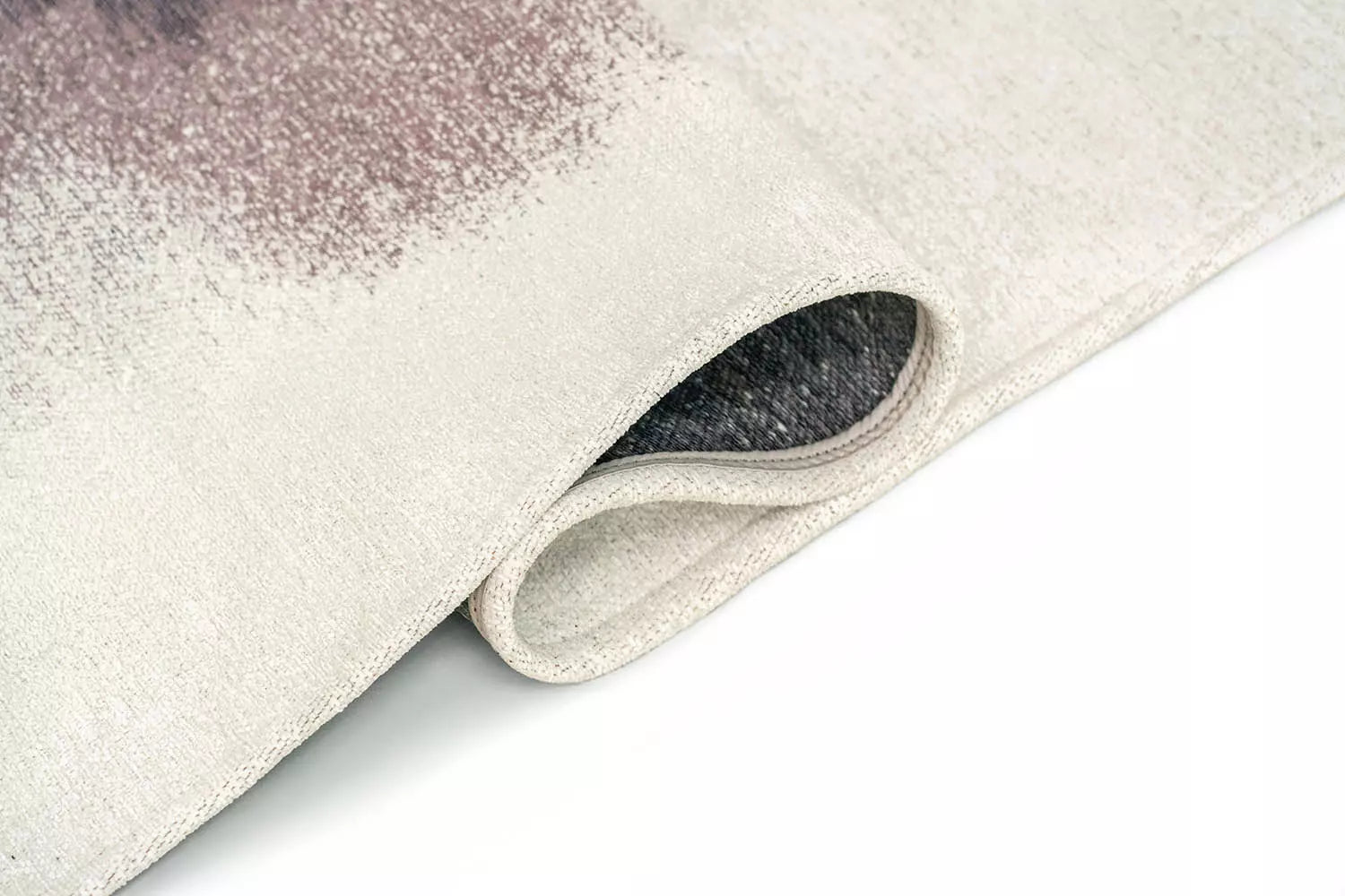 DROP rug white with purple
