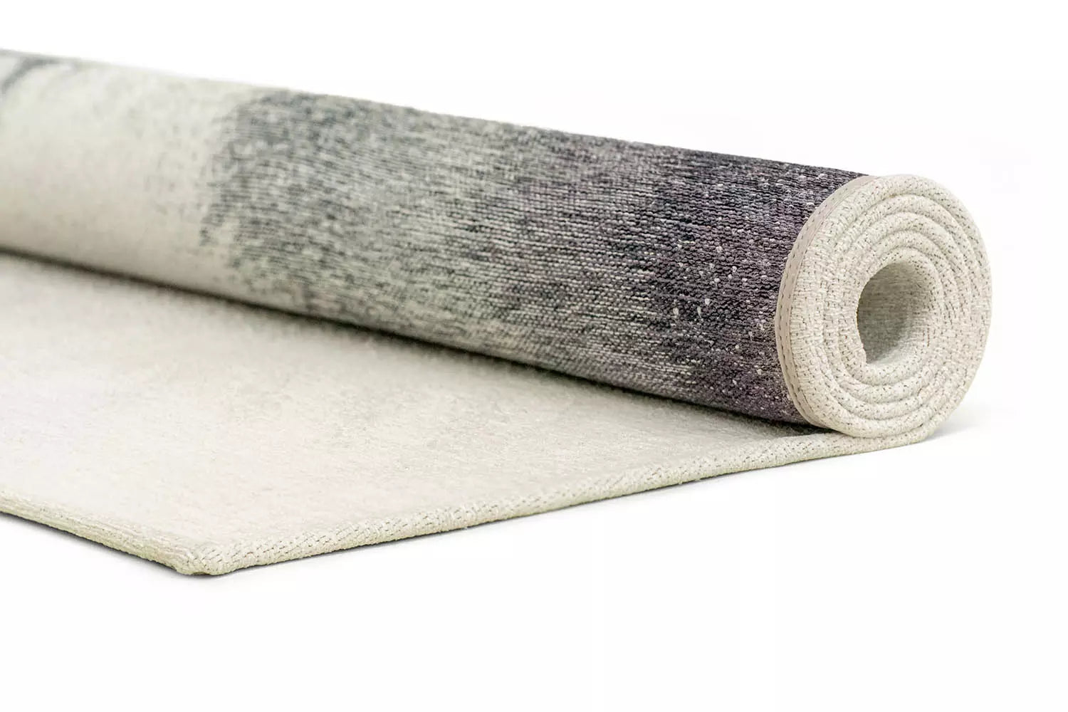 DROP rug white with purple