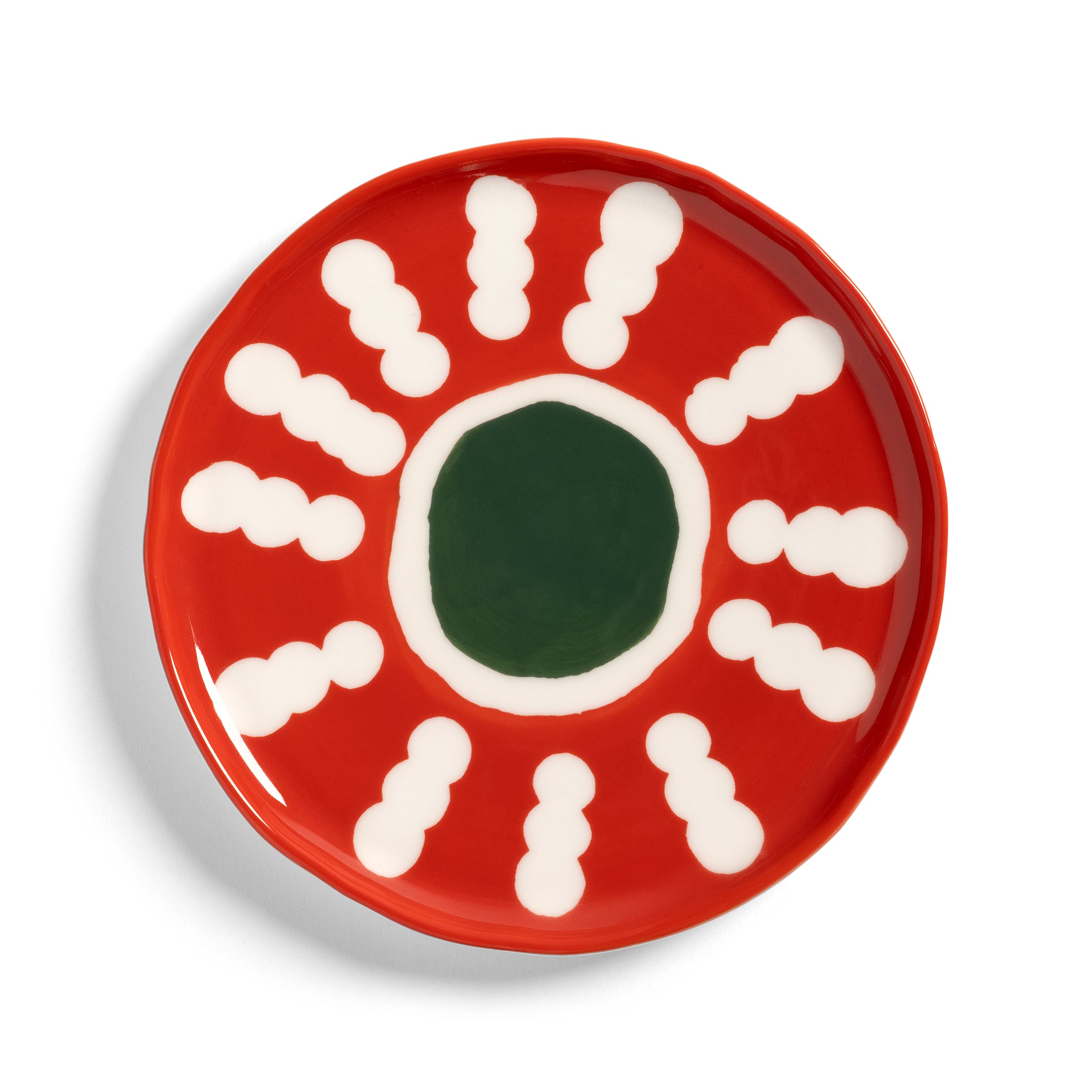 Súprava dezertných tanierov FESTIVO farebná porcelán