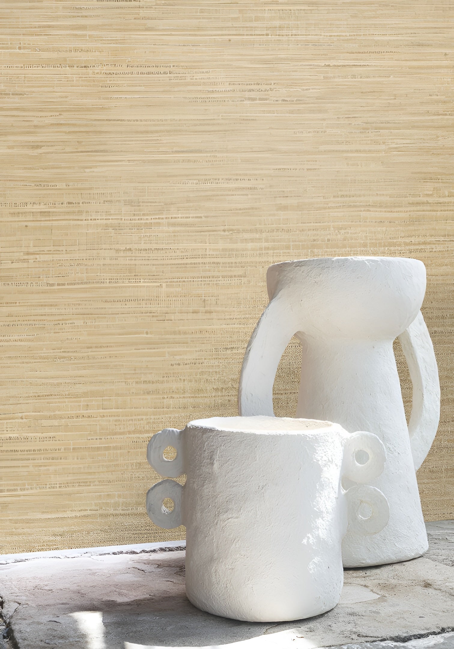 Štrukturálna tapeta imitujúca plátno OCCITAN - BEIGE béžová