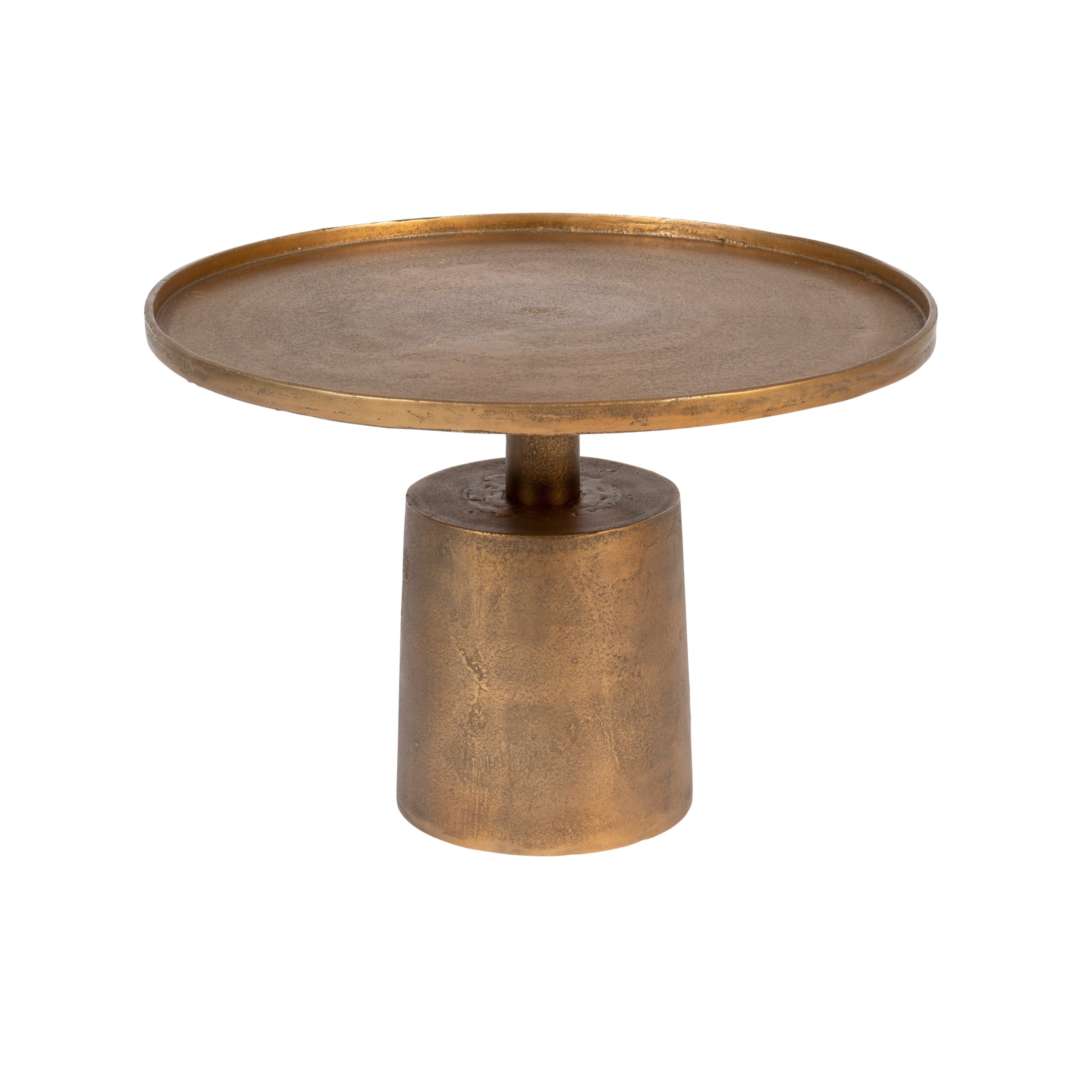 Kávový stolík MASON antický zlatý