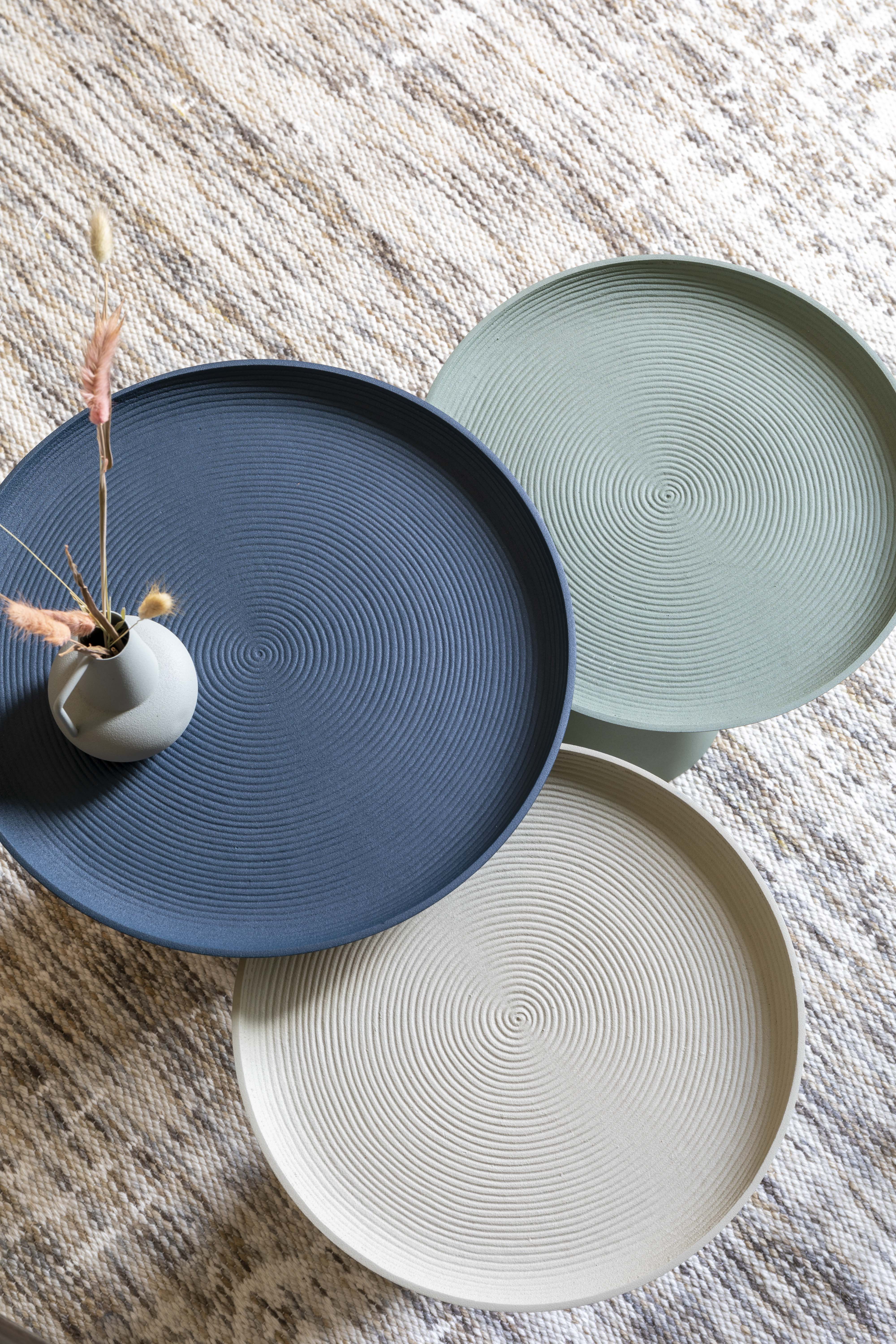 Bočný stolík RINGAR modrý