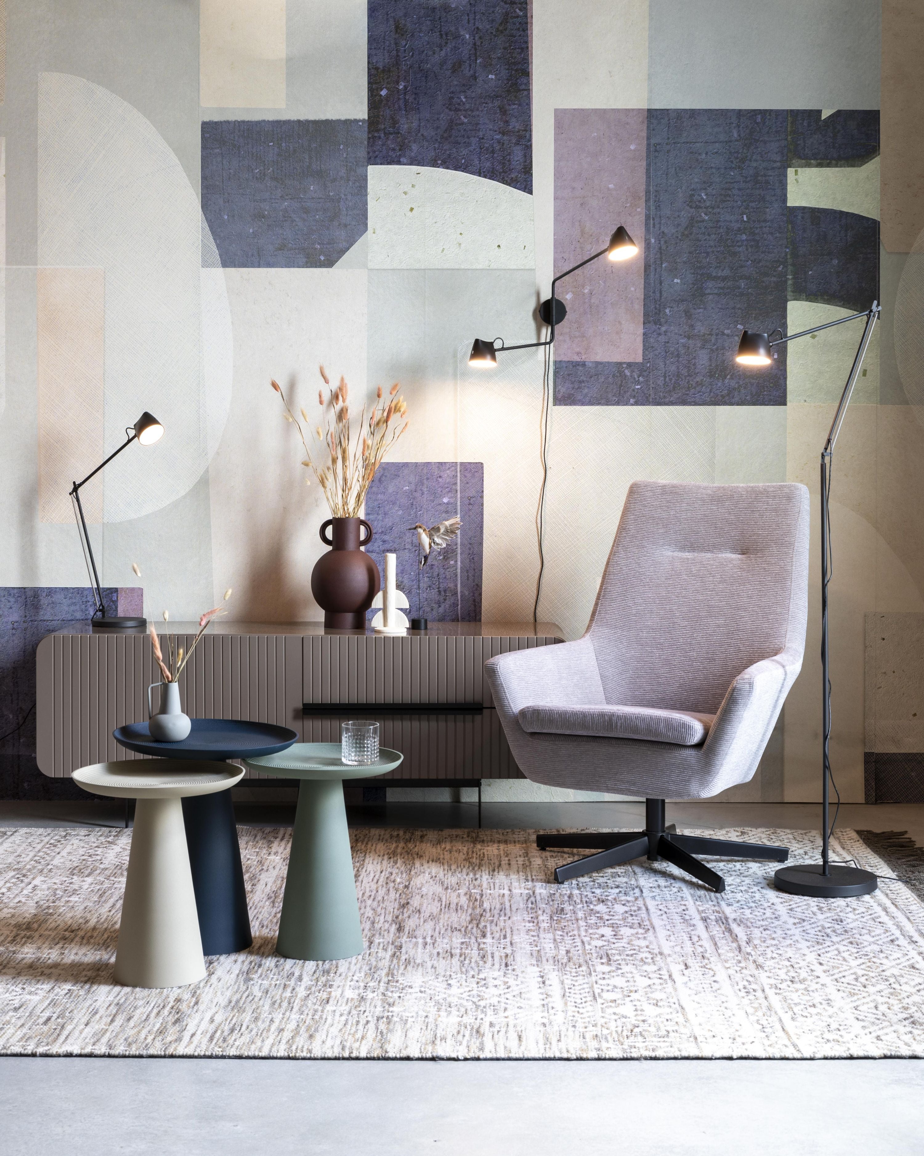 Bočný stolík RINGAR zelený