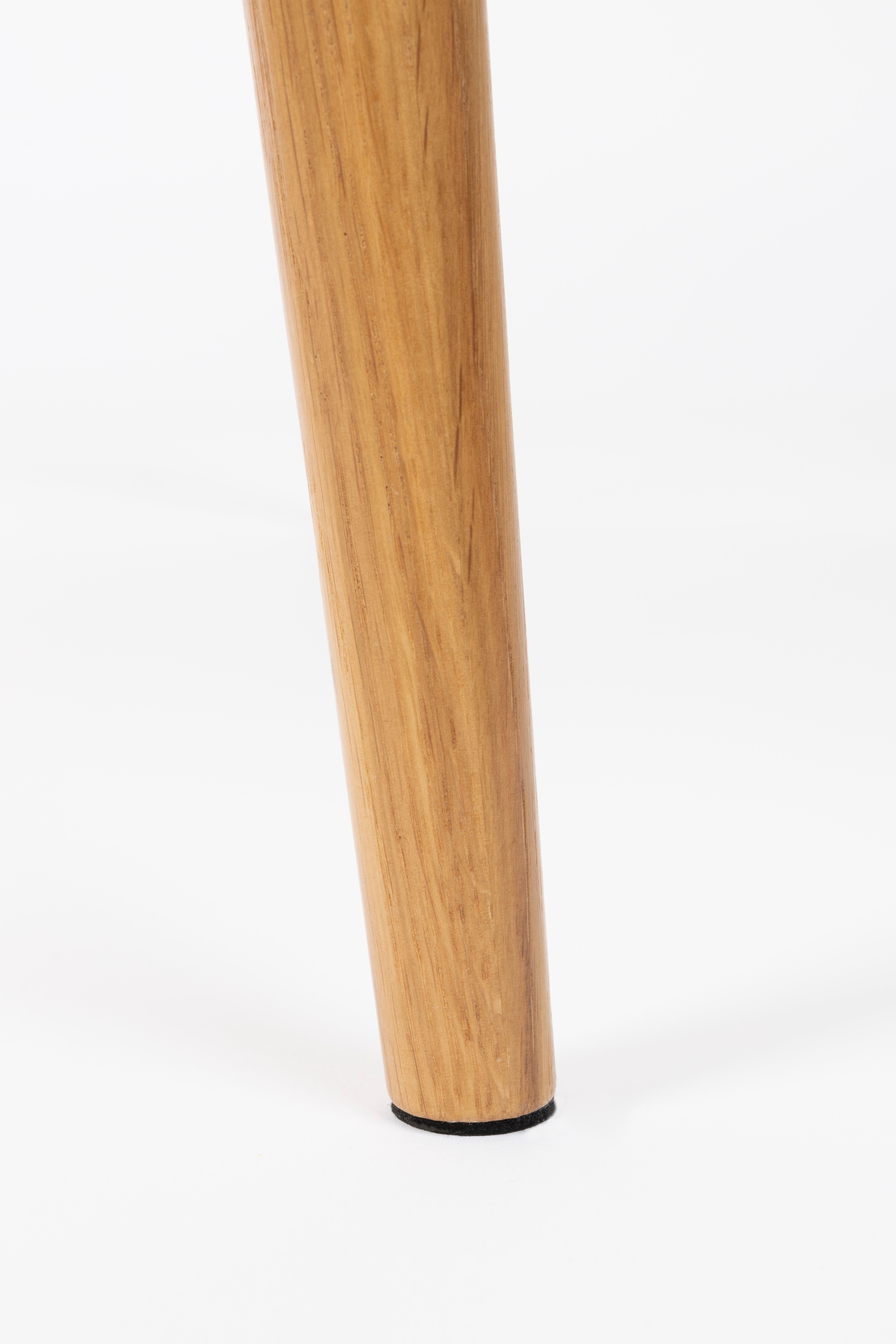 Kávový stolík HARU z ratanu s drevenou základňou