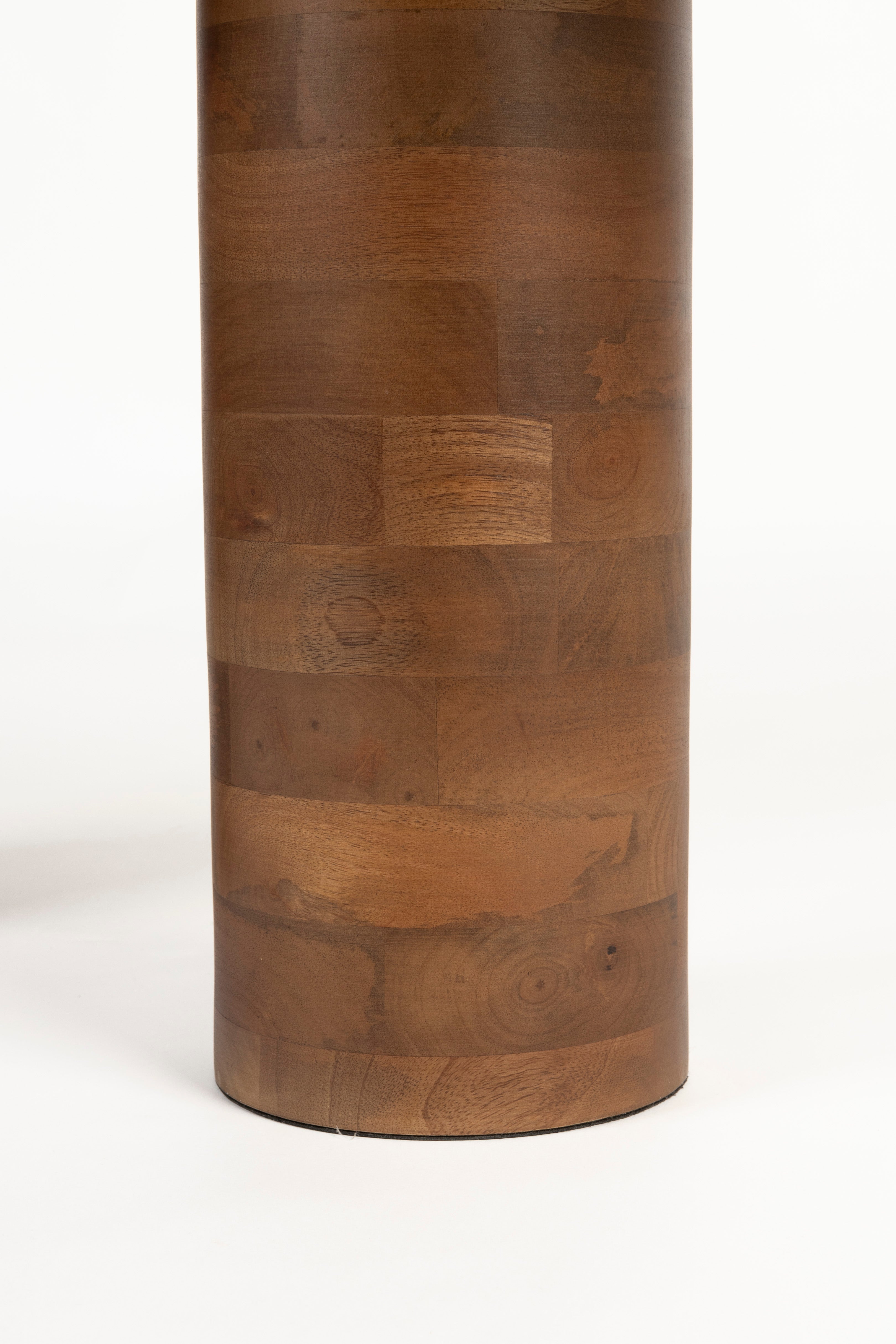 Kruhový konferenčný stolík KOUK z mangového dreva