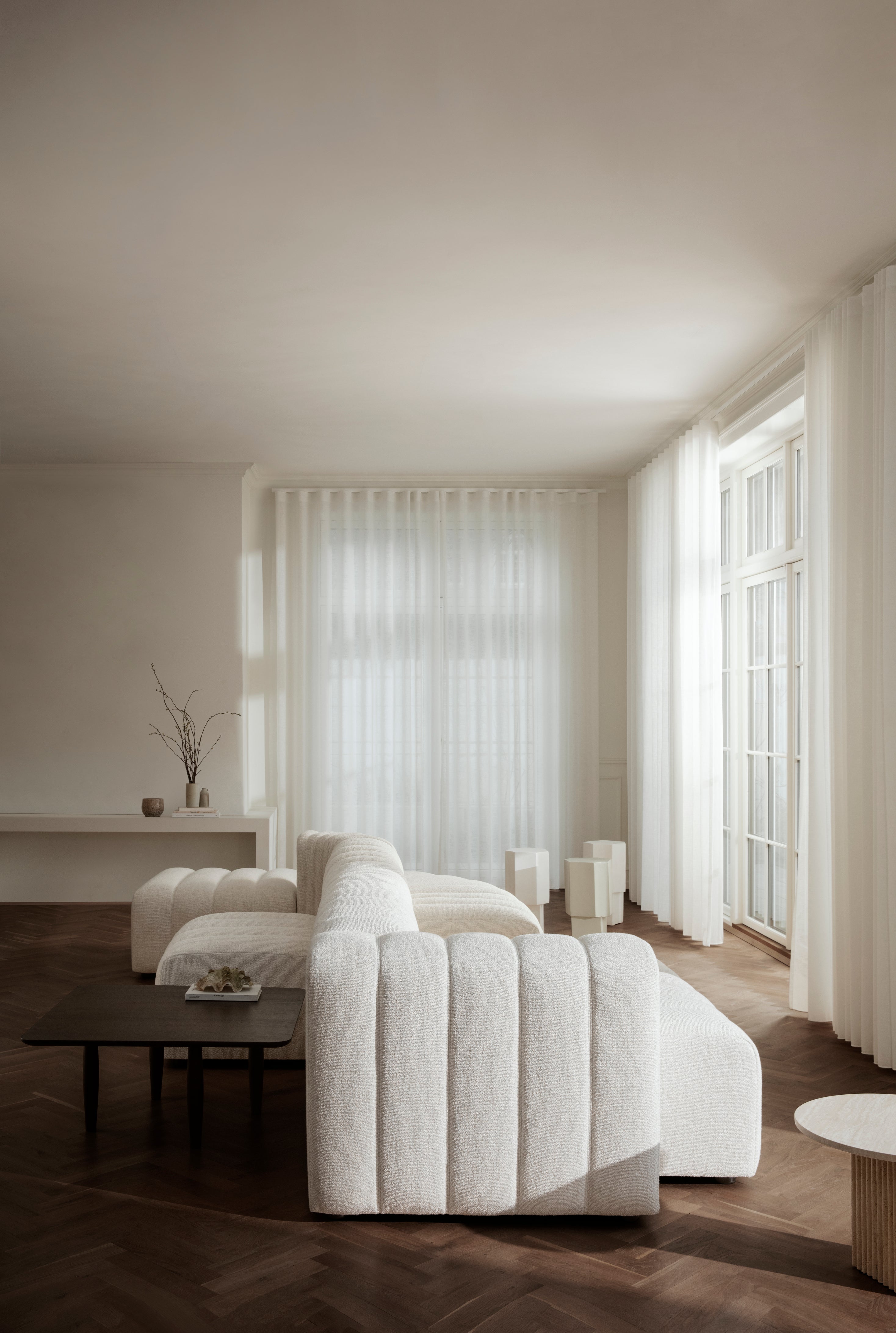 Bočný stolík QUARTZ béžový betón