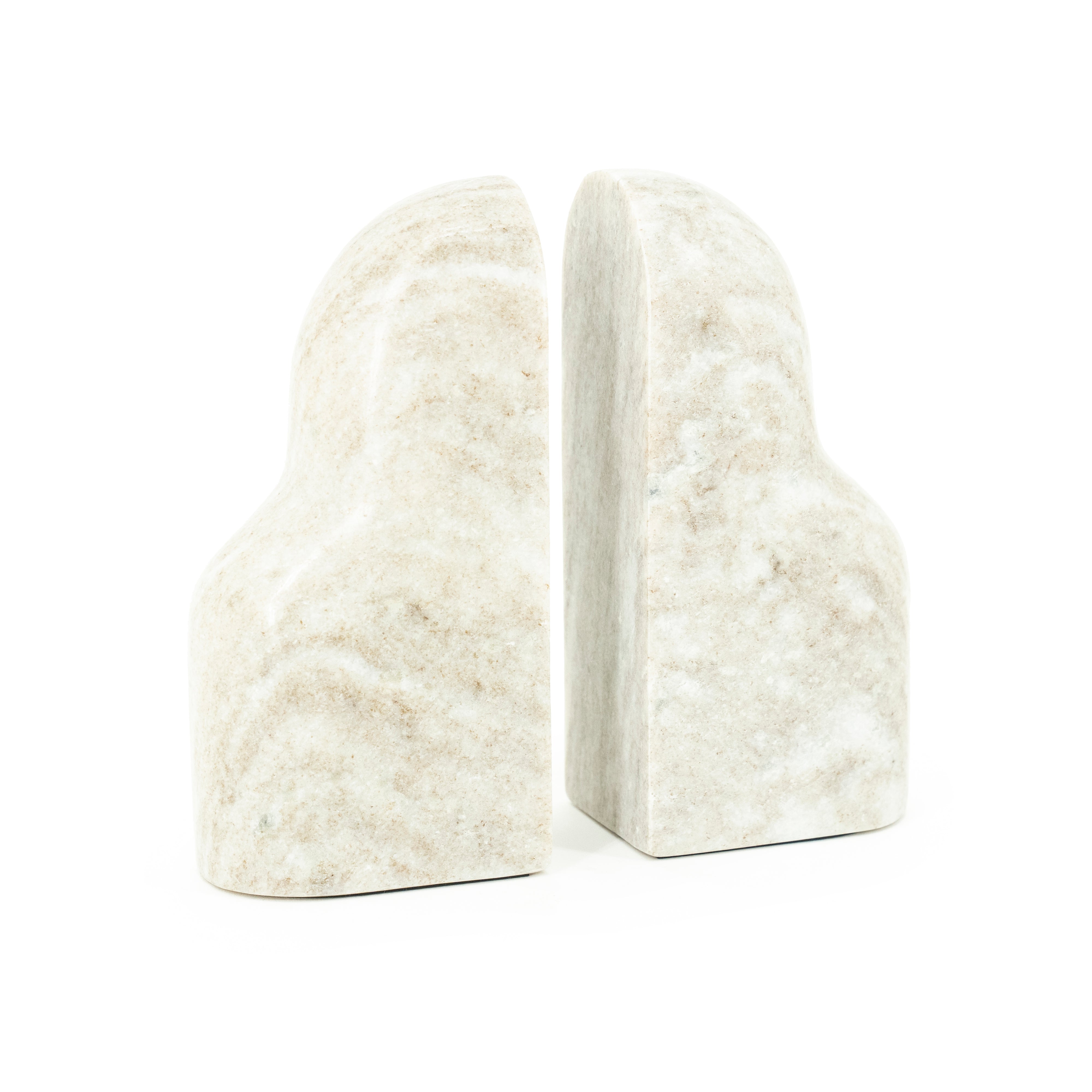 Podpora na knihy MONTGRI béžový mramor