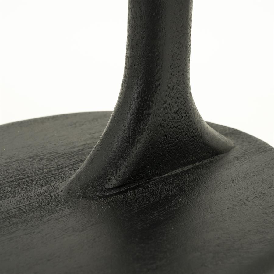 Bočný stolík FENIX čierne mango drevo