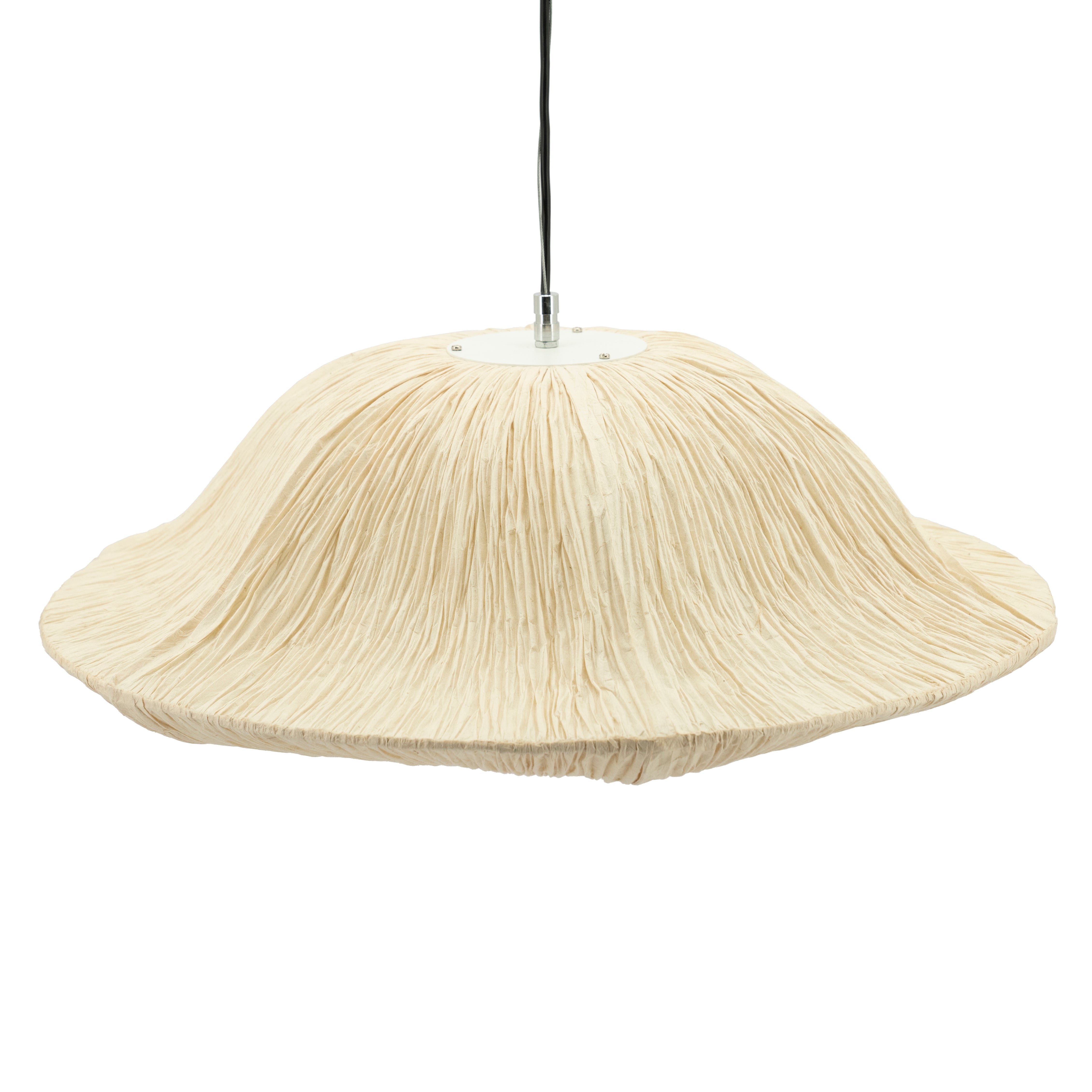 Závesná lampa LOKTA svetlo béžový papier