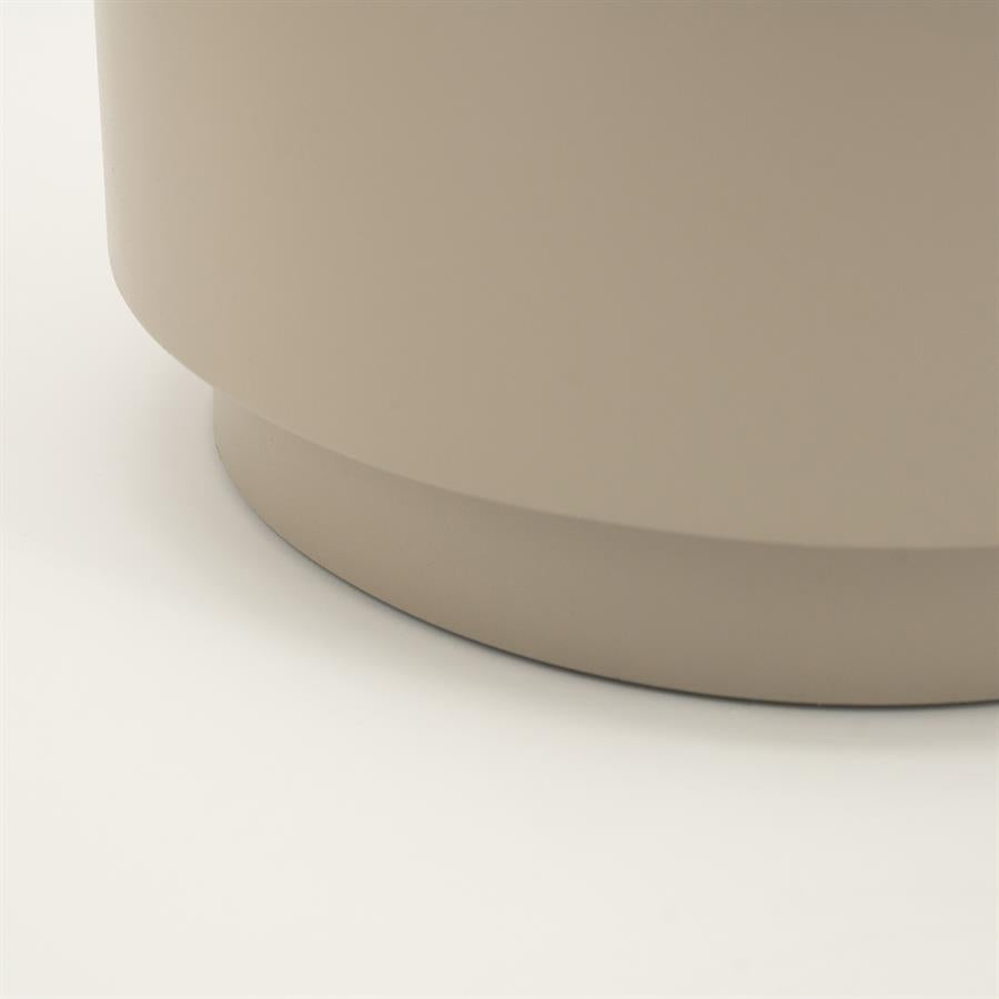 MESITA taupe side table