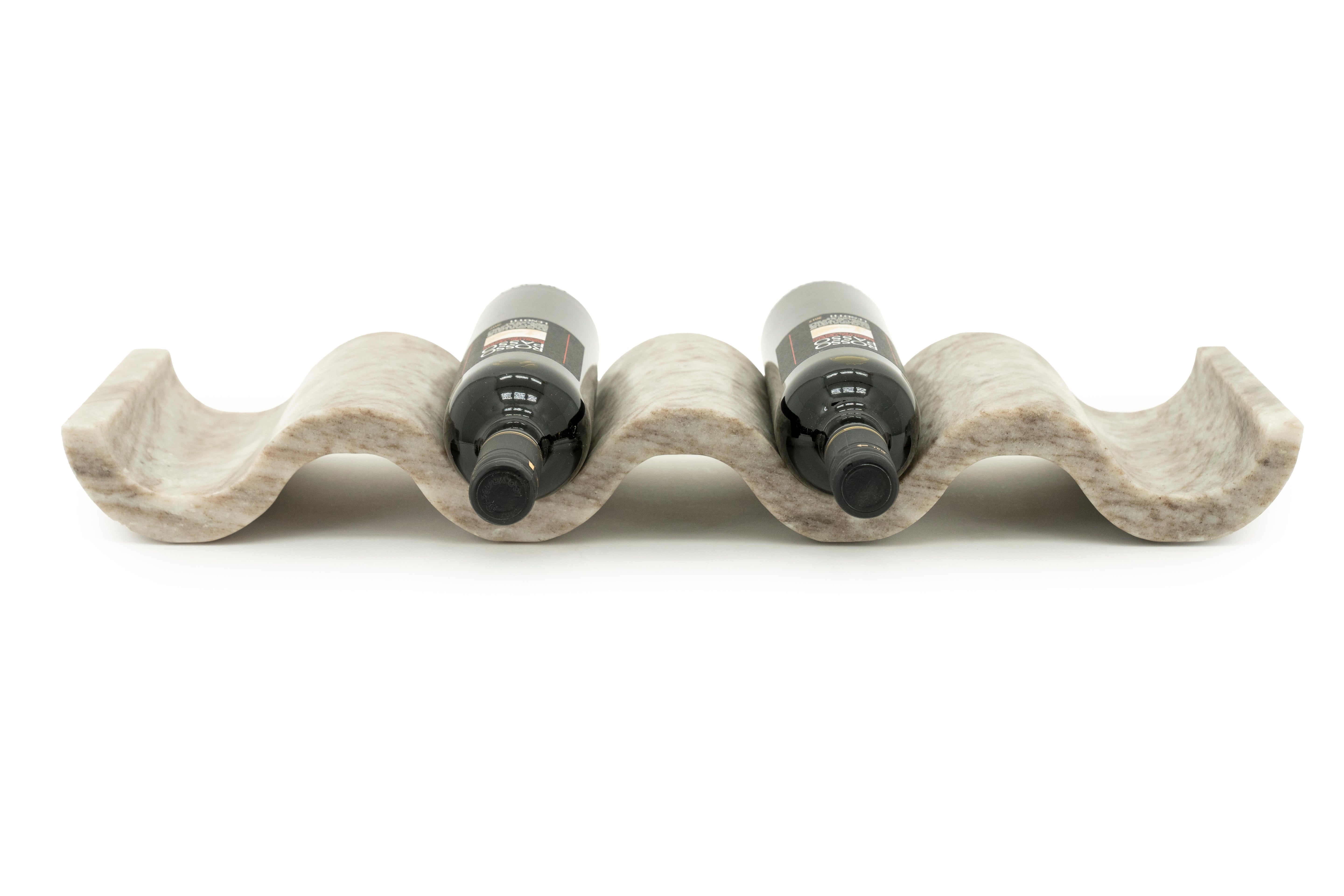 AIREN Gray Marble Wine Rack