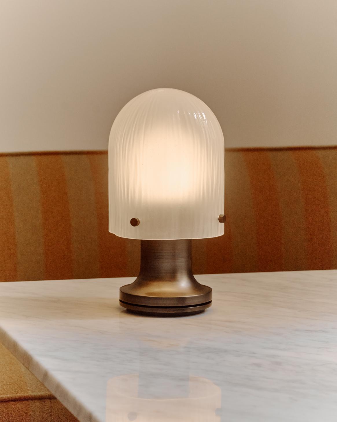 Portable lamp SEINE glass