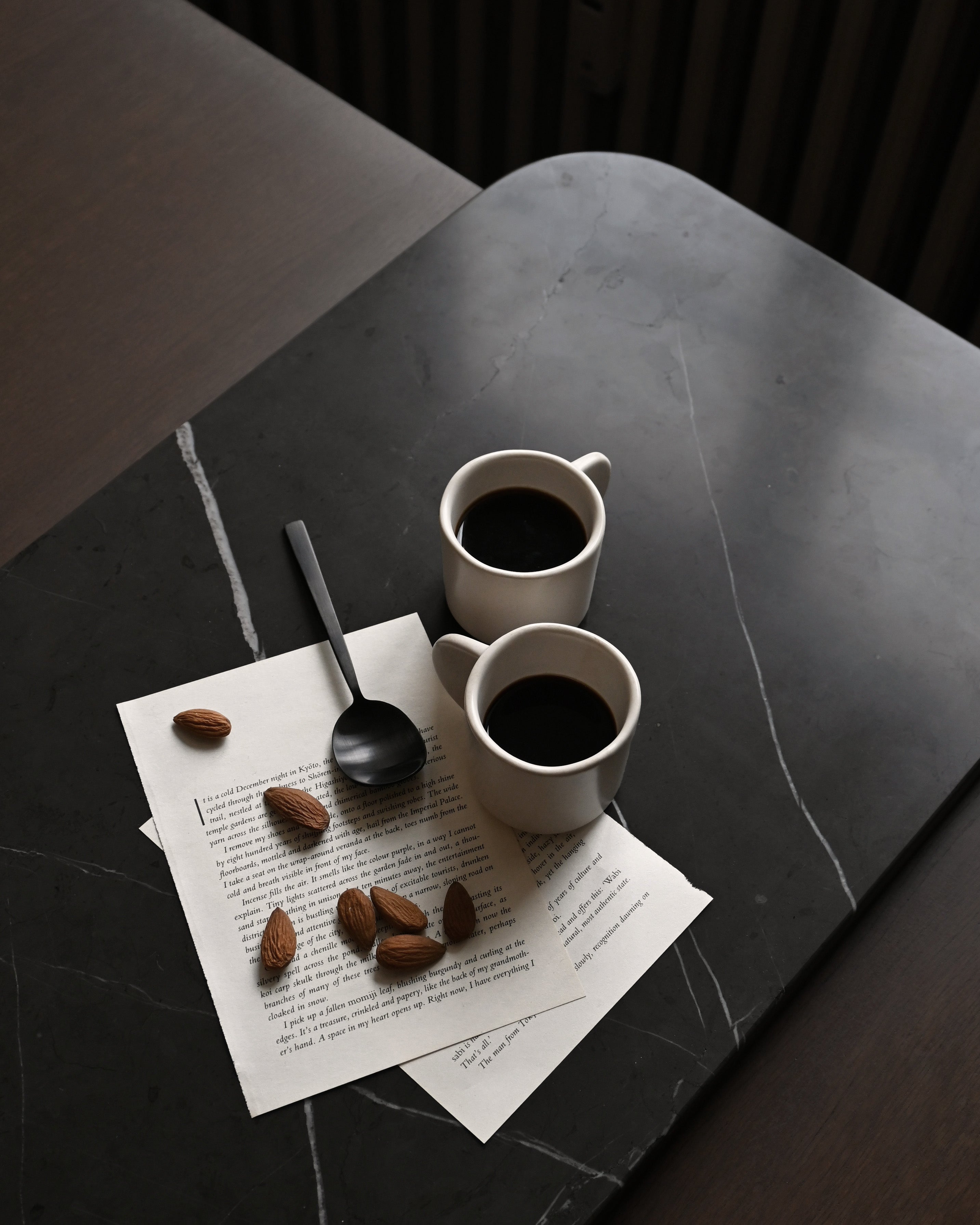 Sada šálok na espresso NATIVE biela kamenina