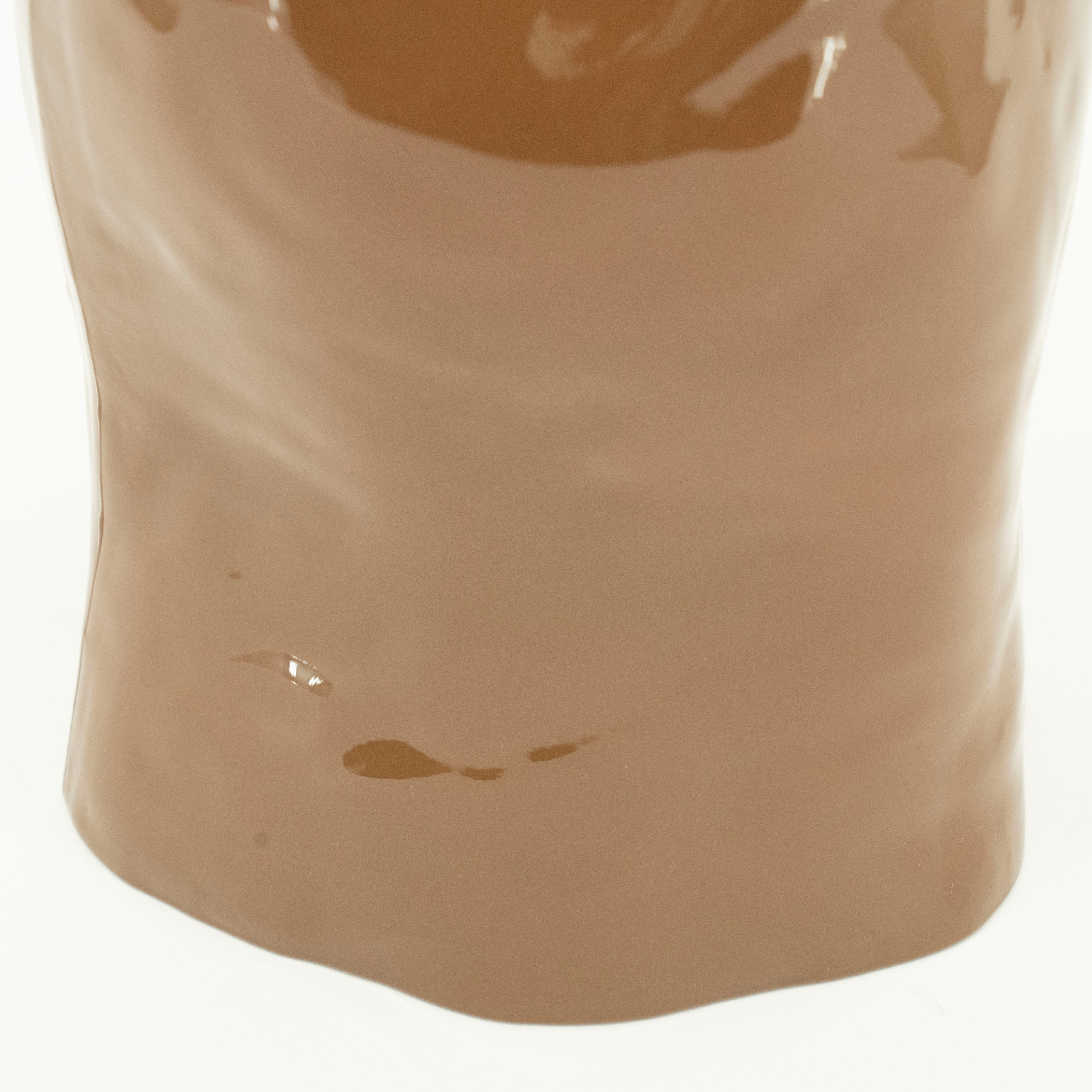 Sklenený váza BOYNA hnedá