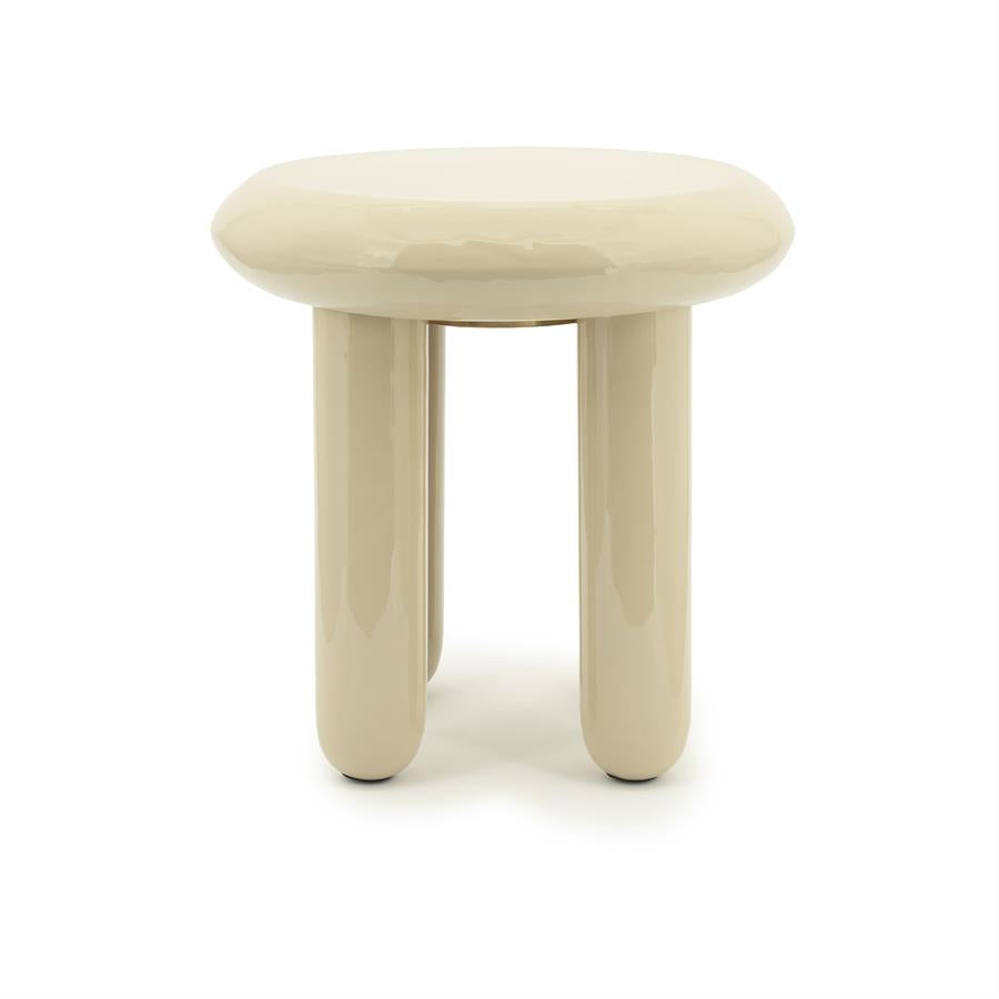 BALLOON cream side table