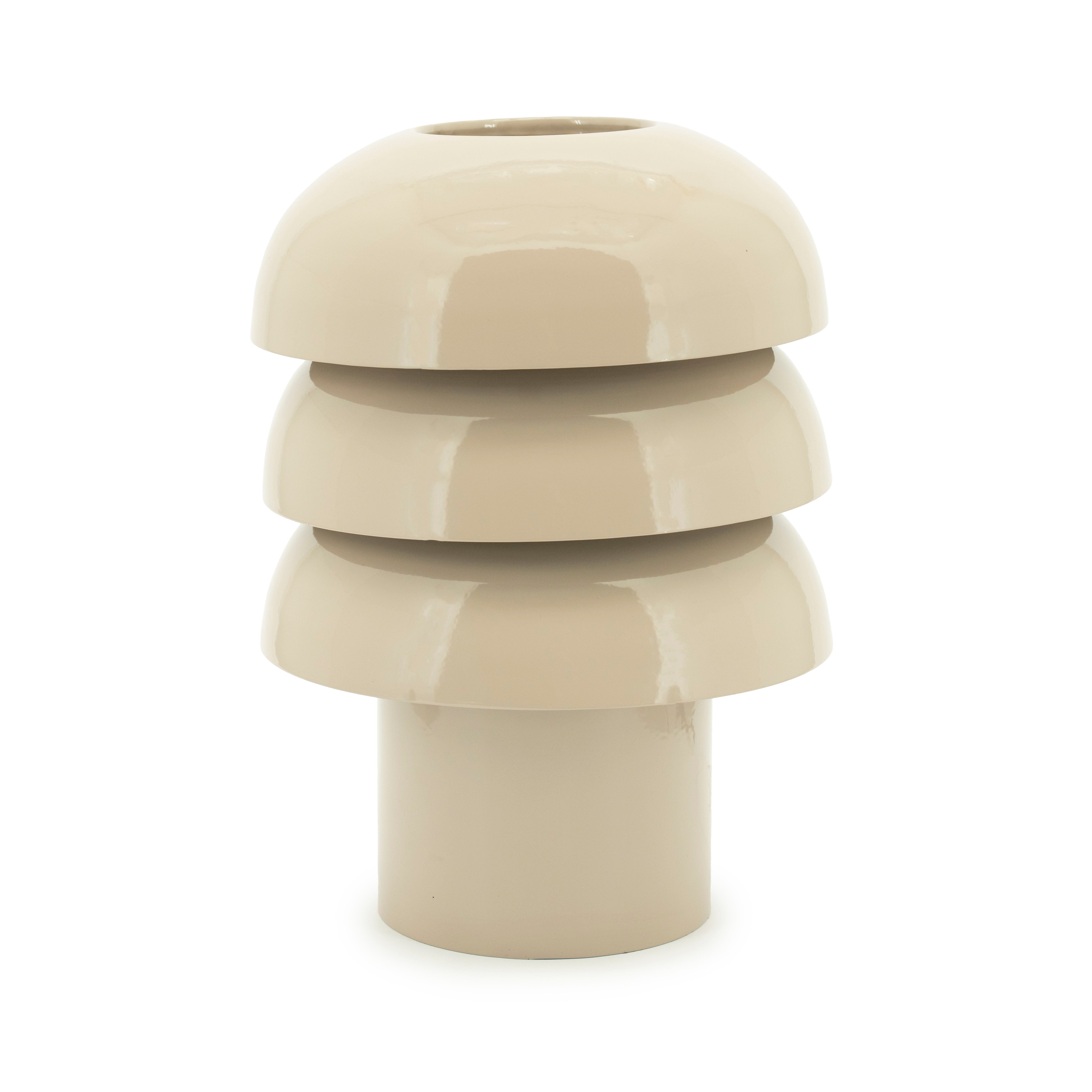 Stolná lampa CURO béžová