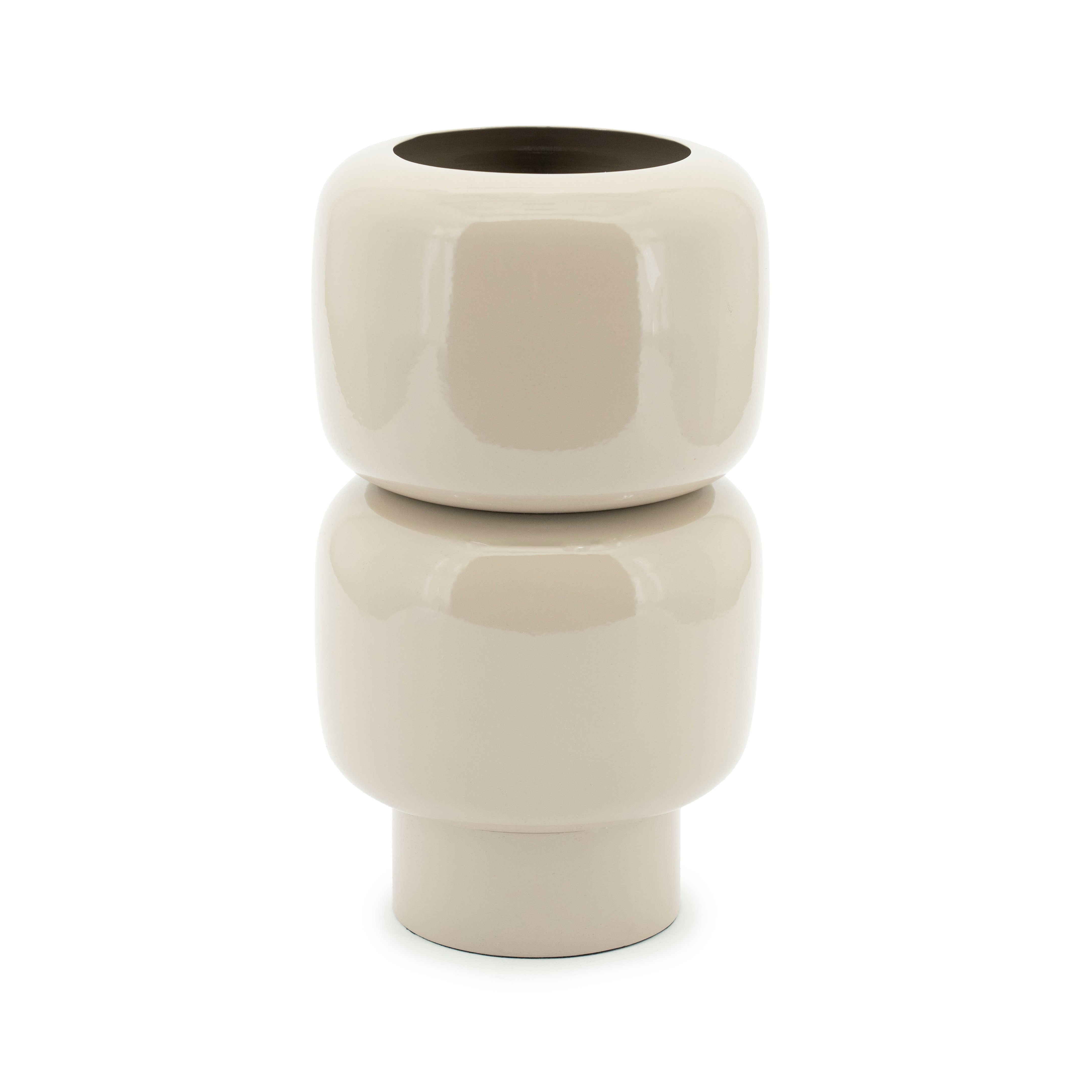 Váza ROLLO béžová