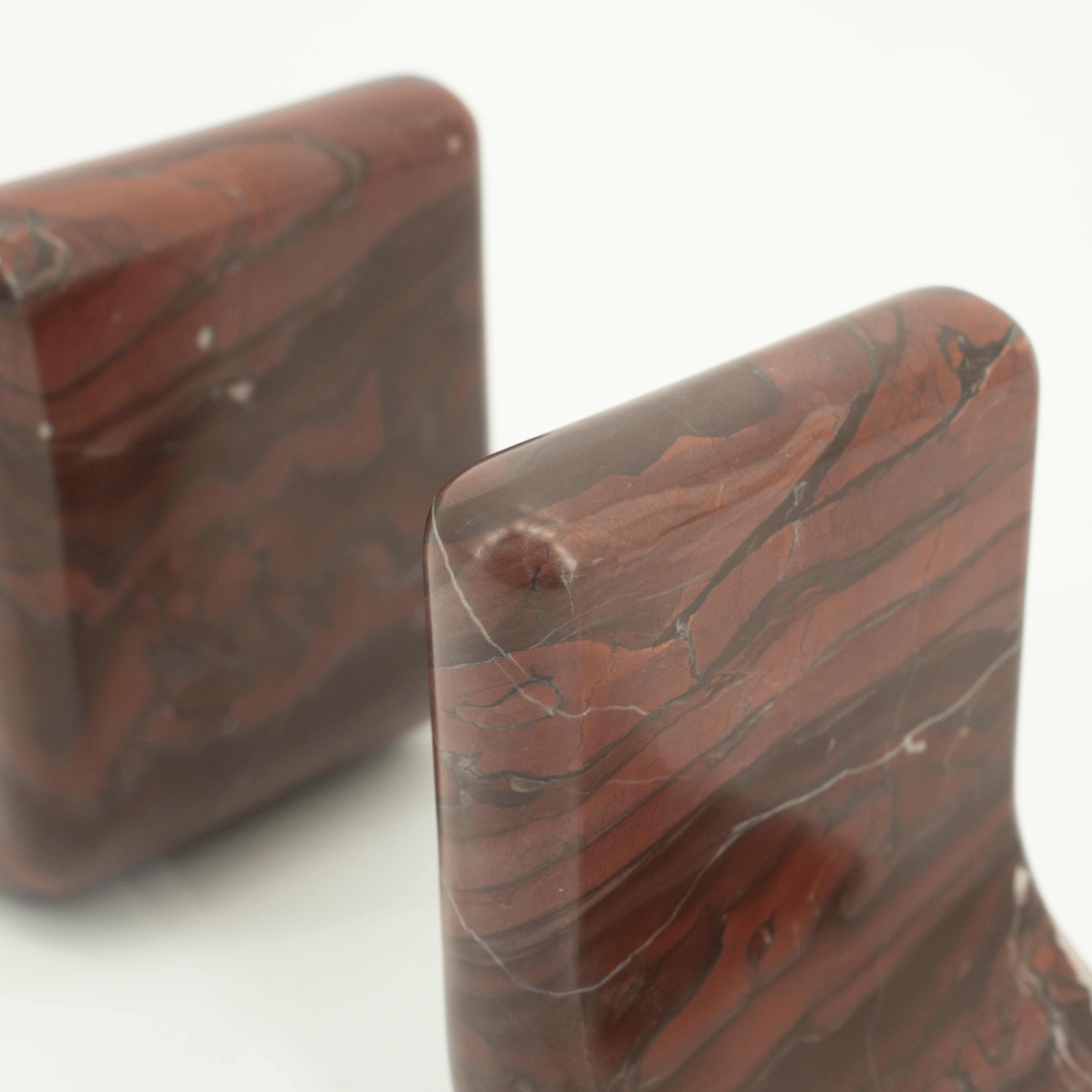 Podpora na knihy VERDE hnedý mramor