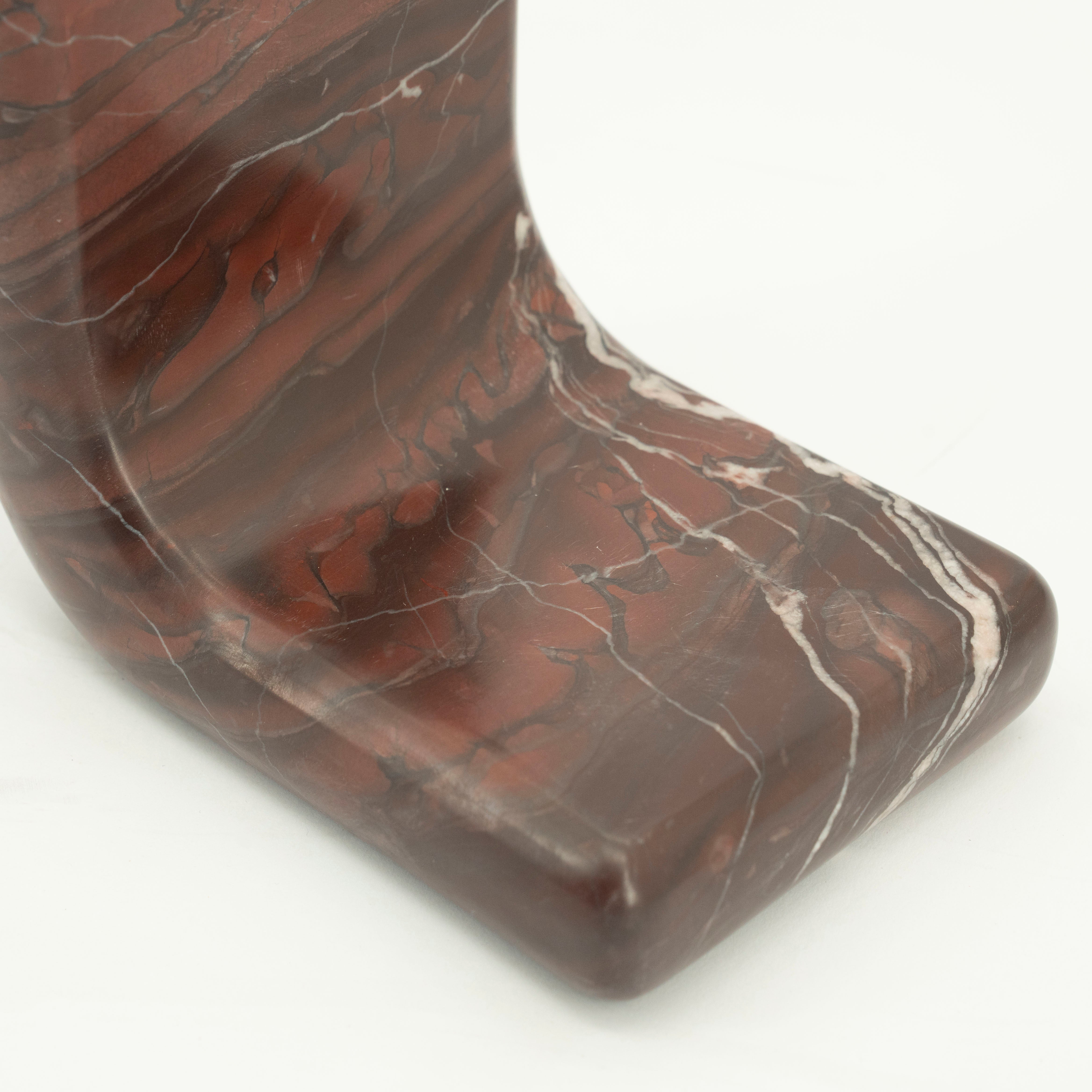 Podpora na knihy VERDE hnedý mramor